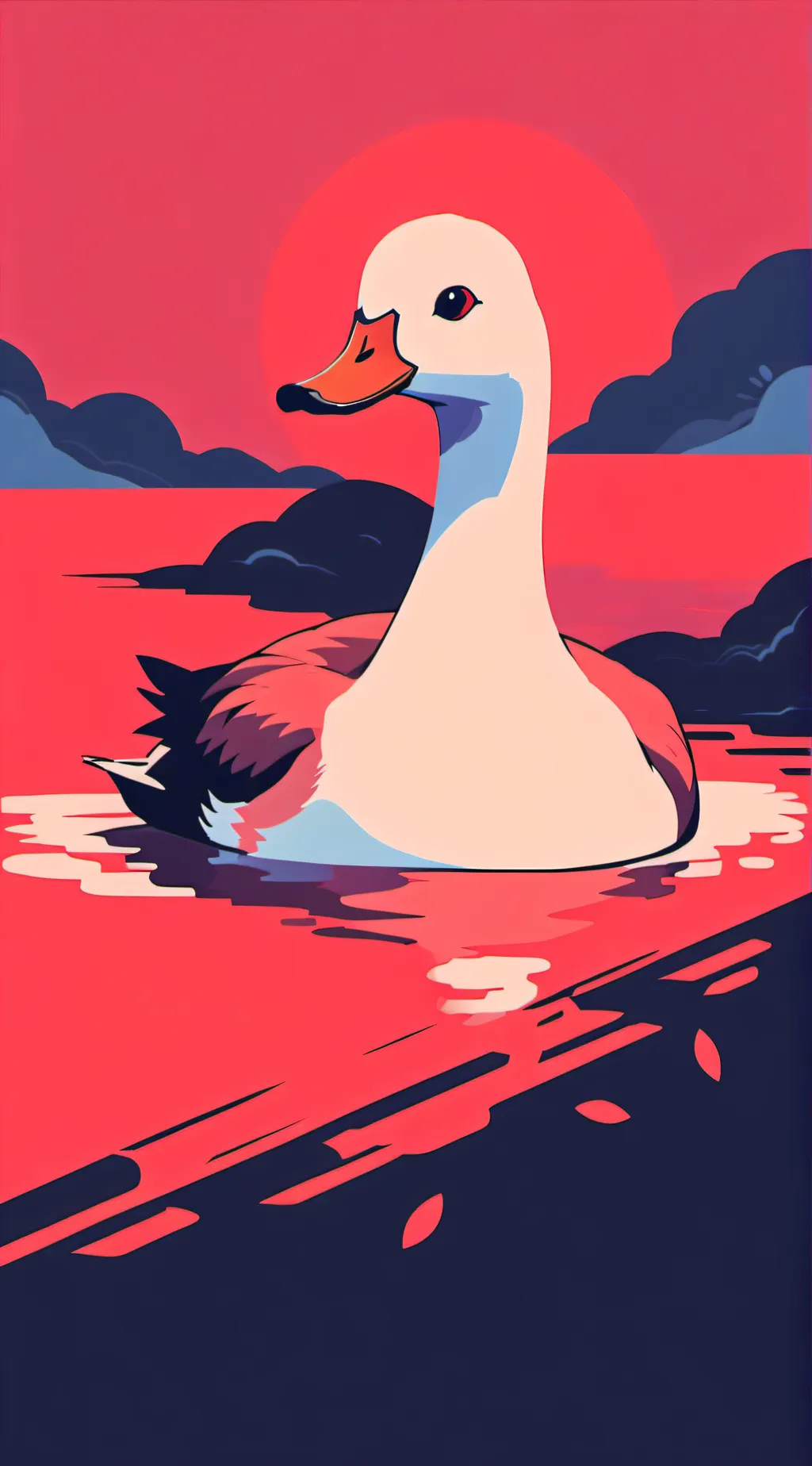 ai character: The duck song..... background