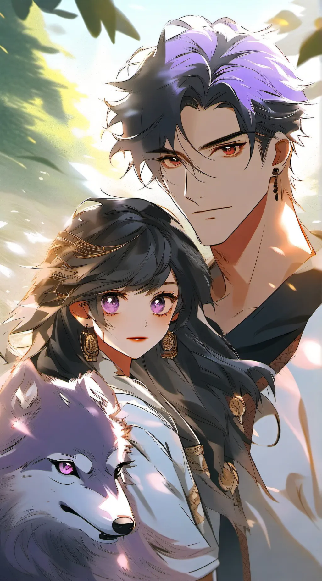 ai character: parents  background