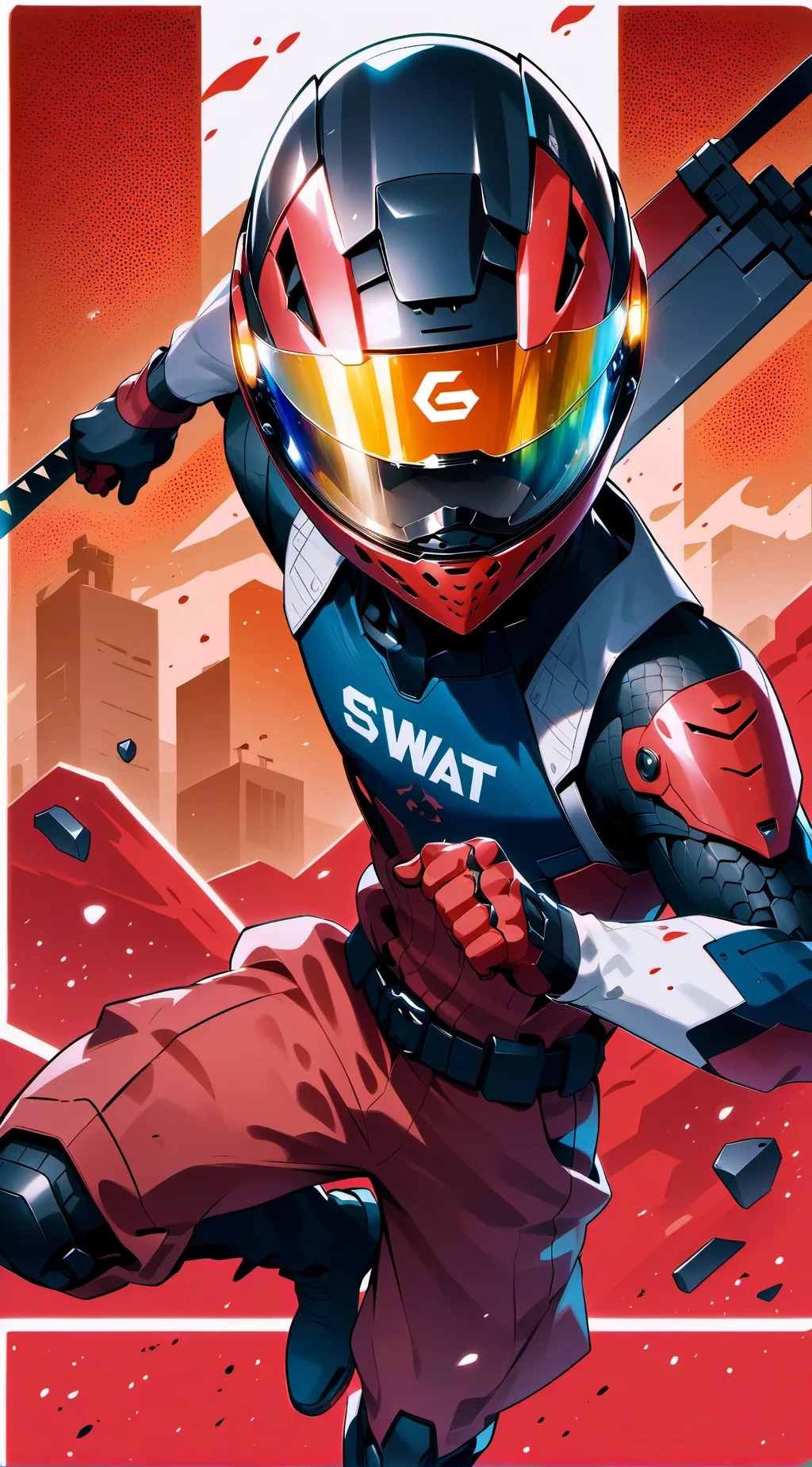 ai character: SWAT background
