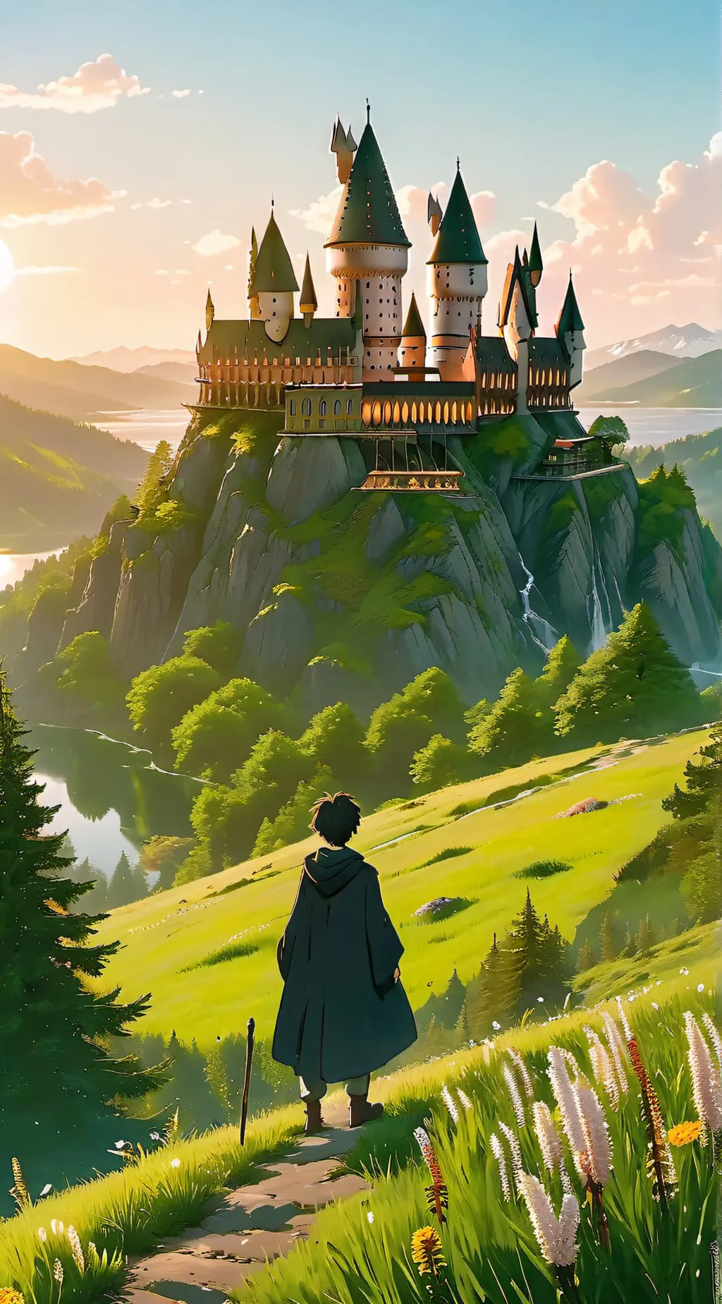 ai character: Harry potter background