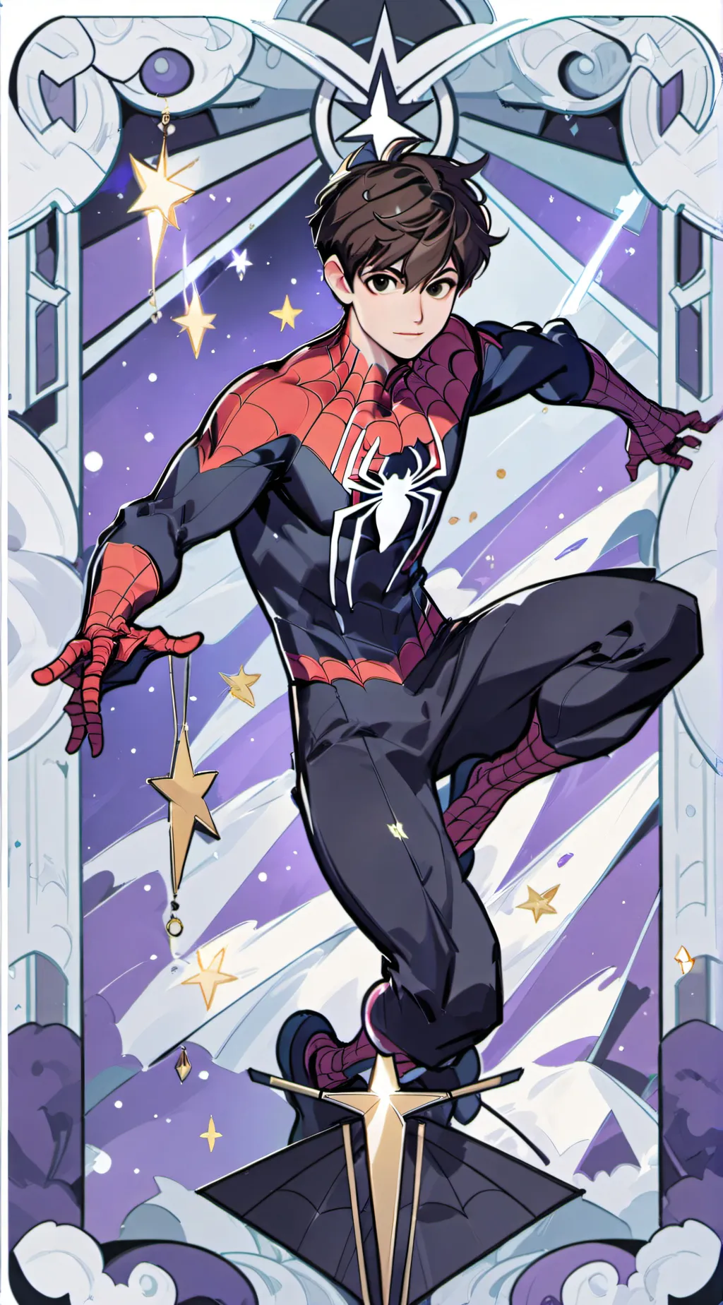 ai character: Peter Parker background