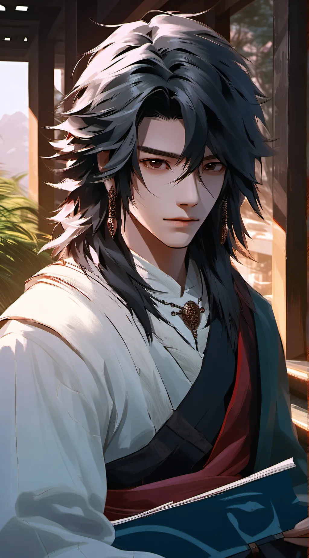 ai character: Asher✨ background