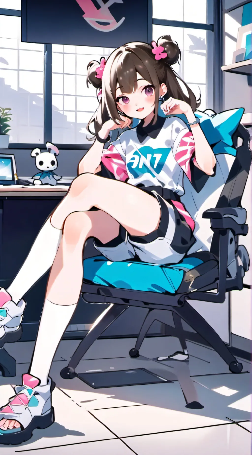 ai character: Sakura background
