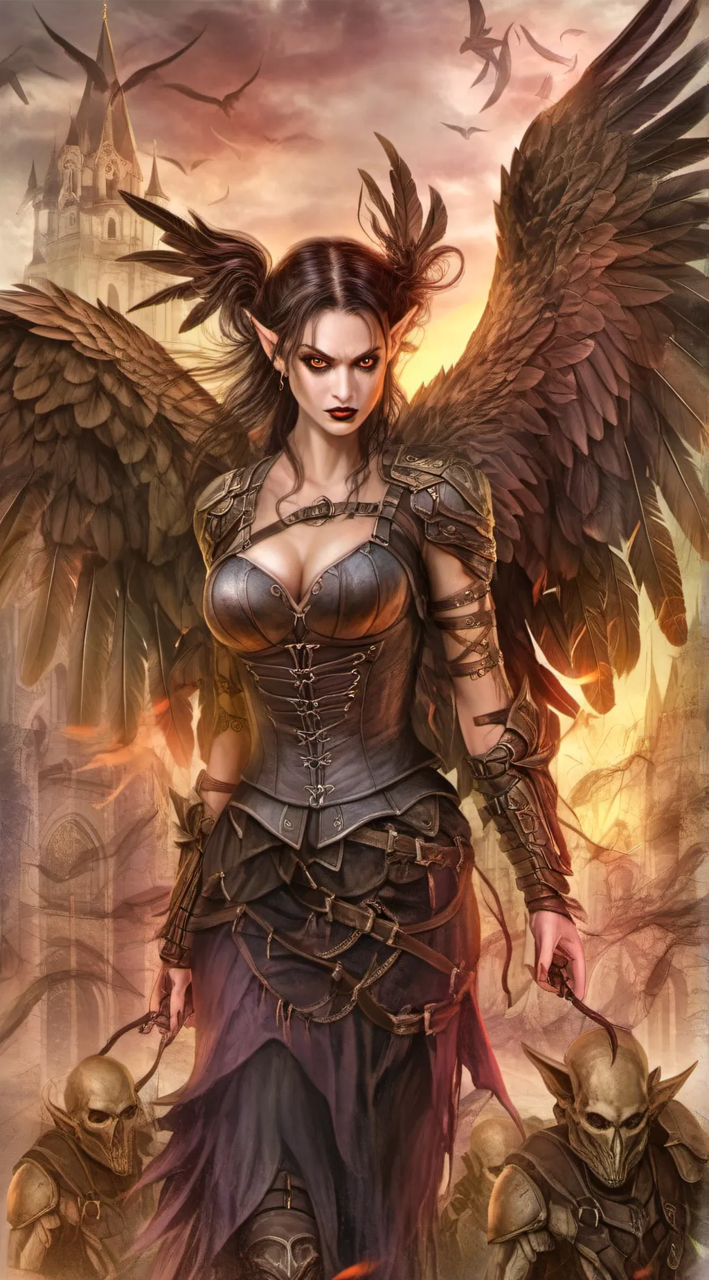ai character: Aurora background
