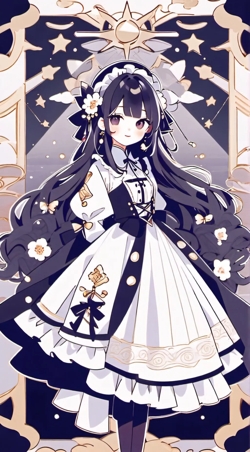 ai character: Rose background