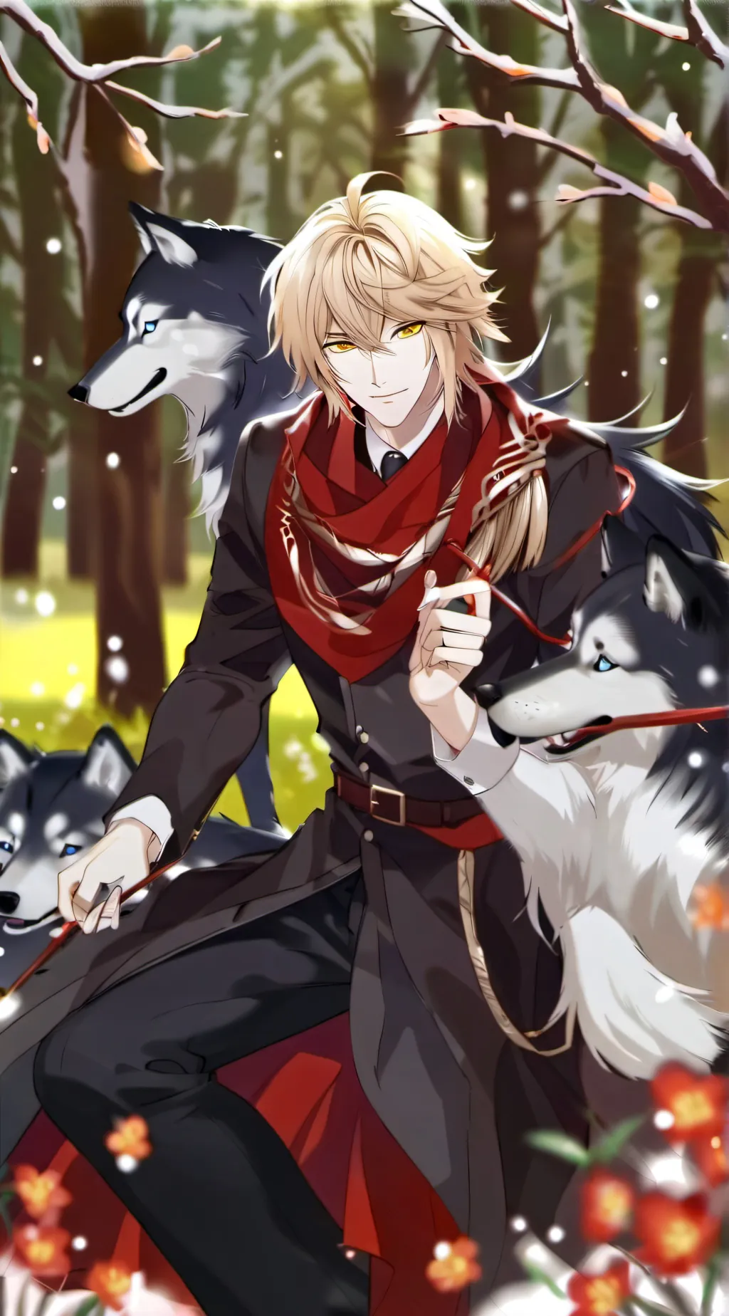 ai character: Kai-wolf hybrid background