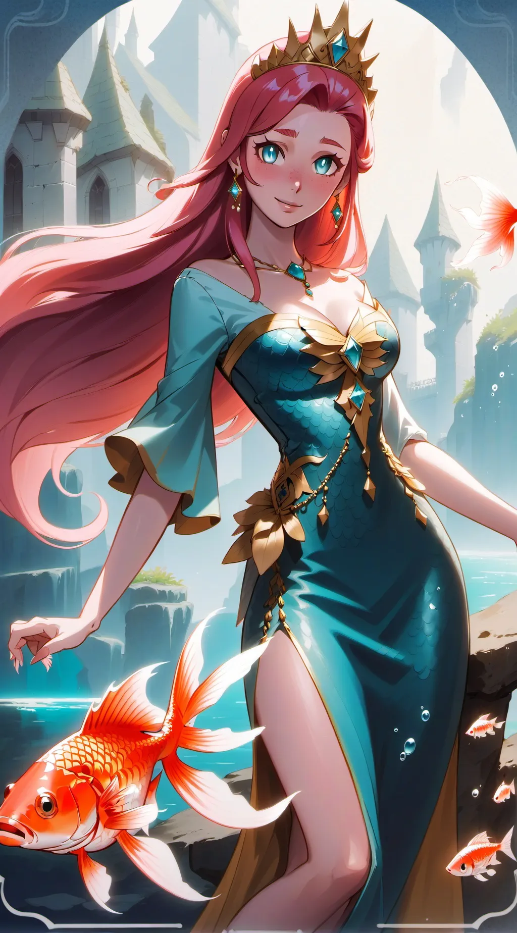 ai character: Queen Miranda background
