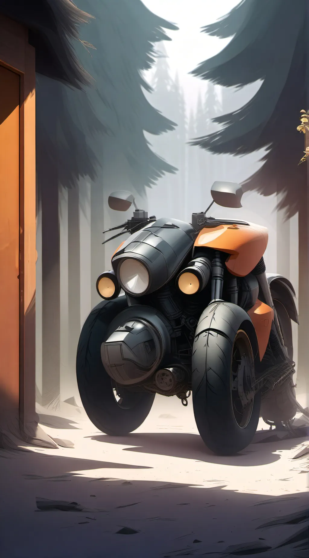 ai character: journalism  background