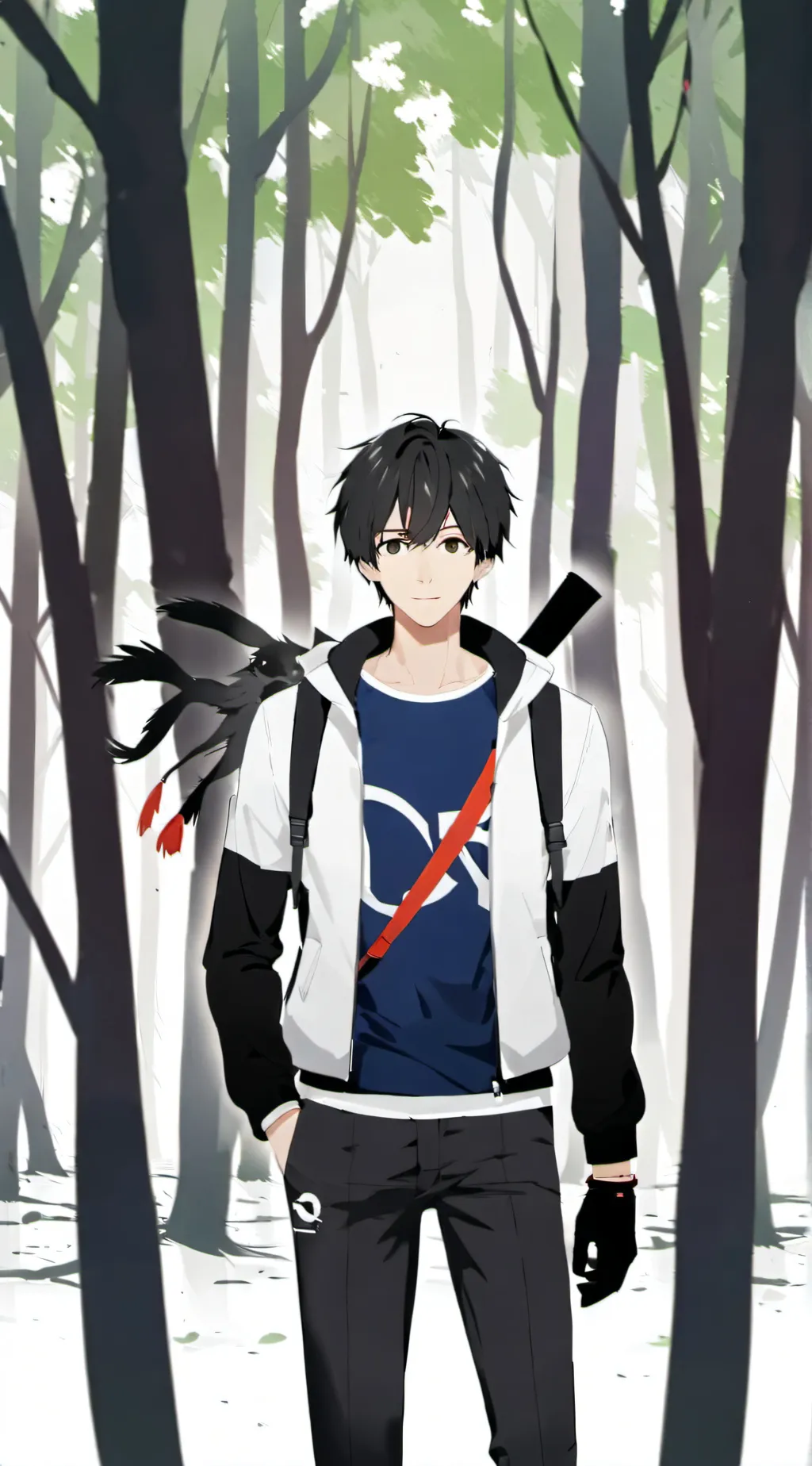 ai character: Stick man x ds background