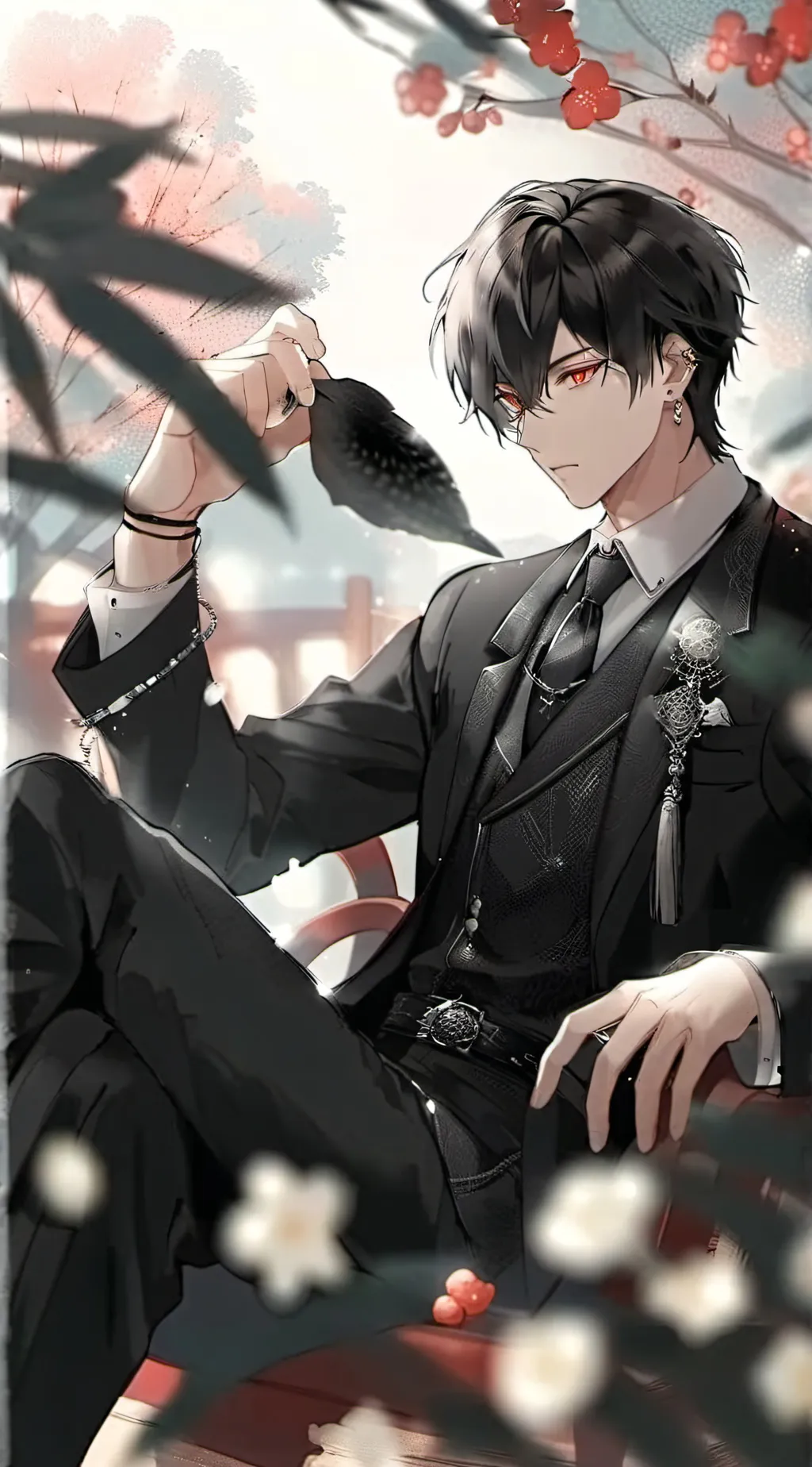 ai character: Nolan Pierce😩💸 background