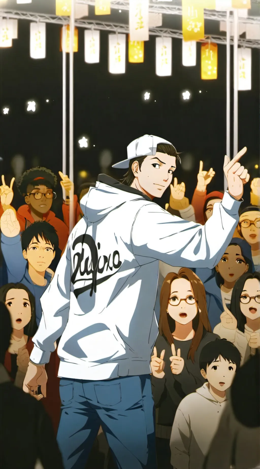 ai character: FNF  background