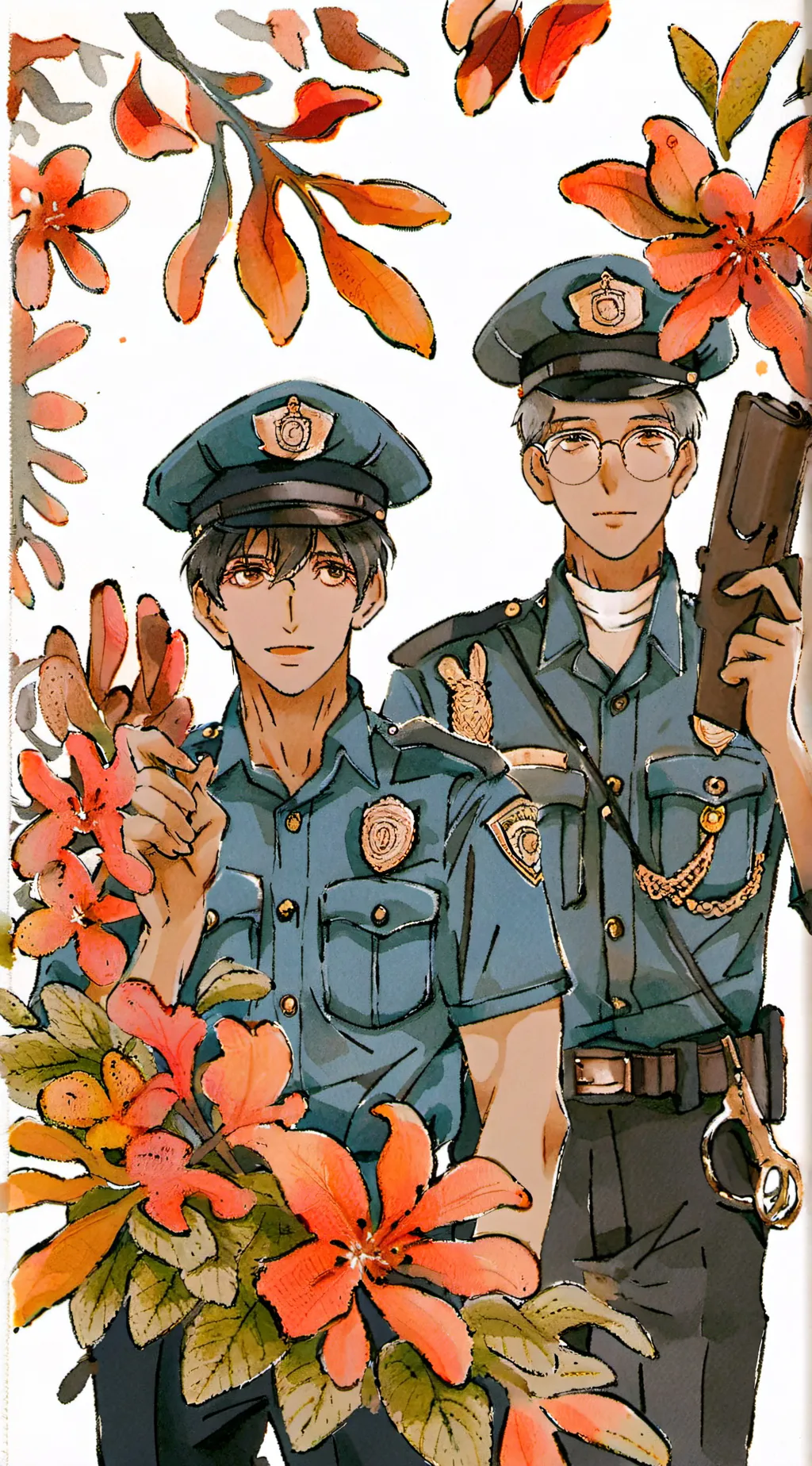 ai character: 警局故事 background
