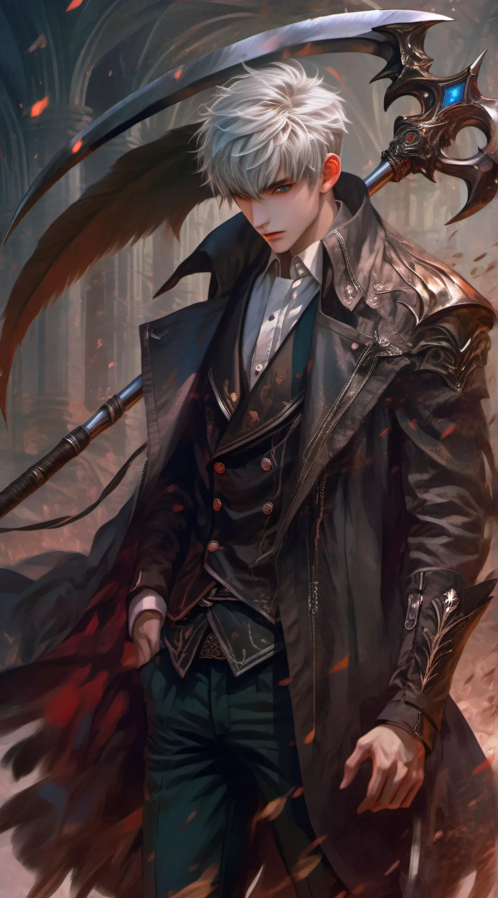 ai character: Azrail background