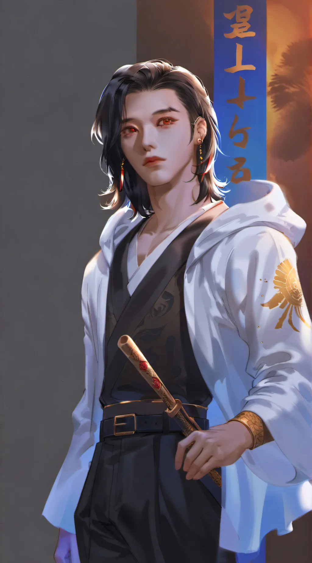 ai character: Wu yuang background