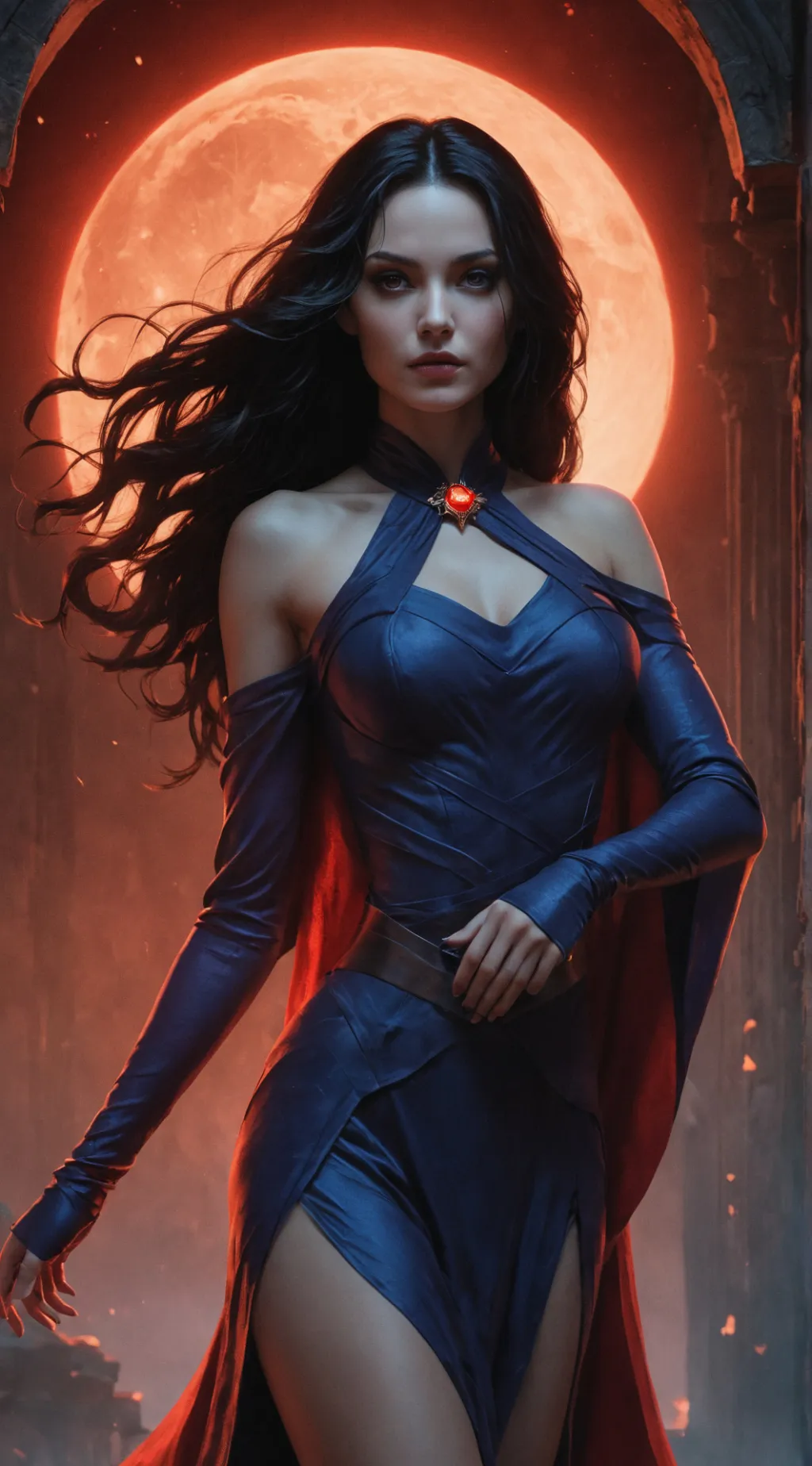 ai character: Raven “DC” background