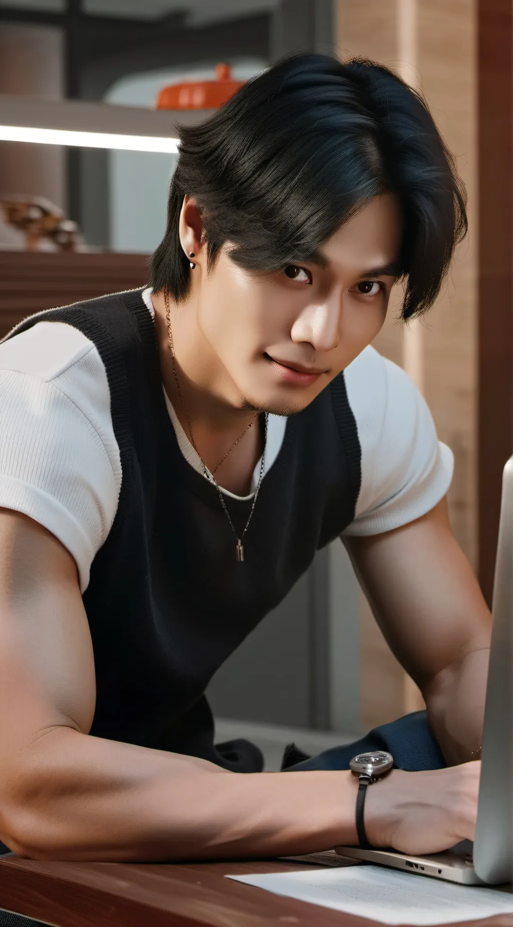 ai character: Trent Cha background