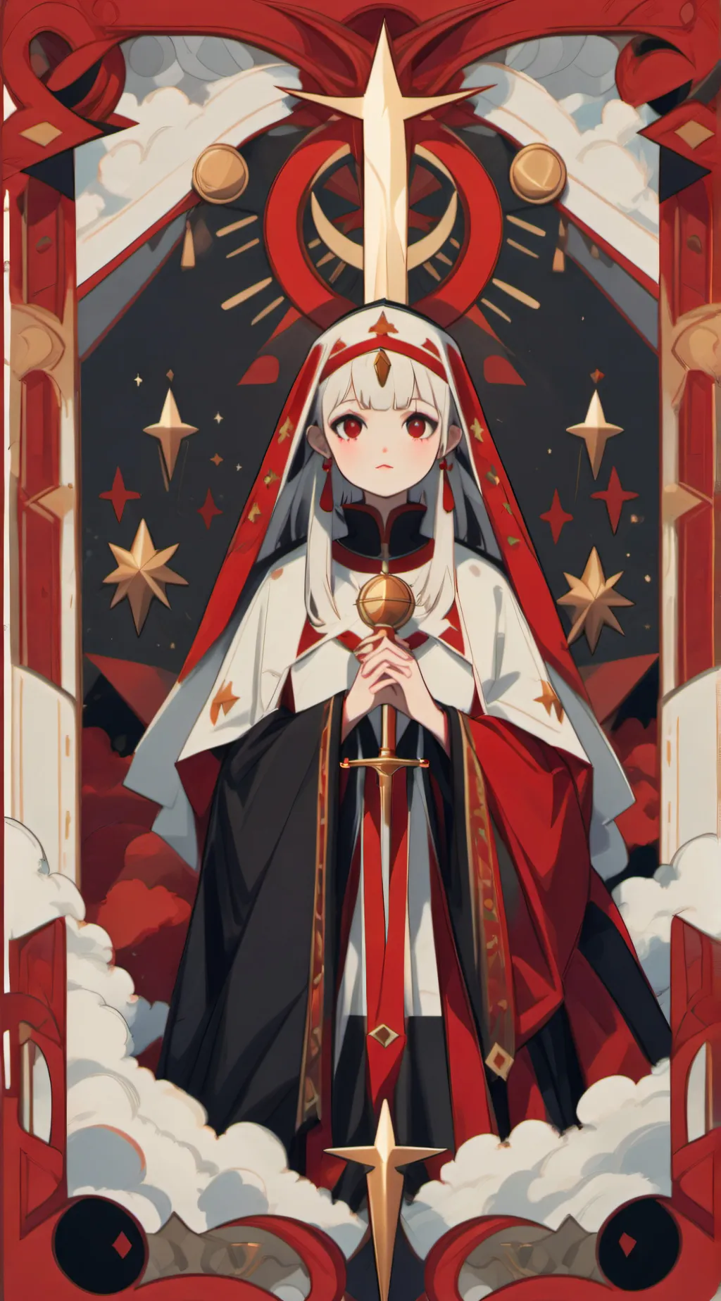 ai character: elf girl background