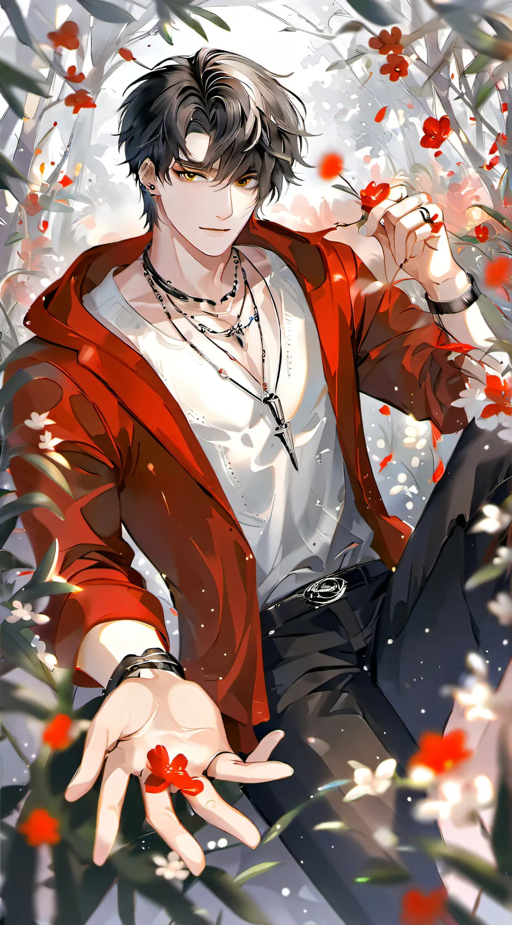 ai character: Ash background