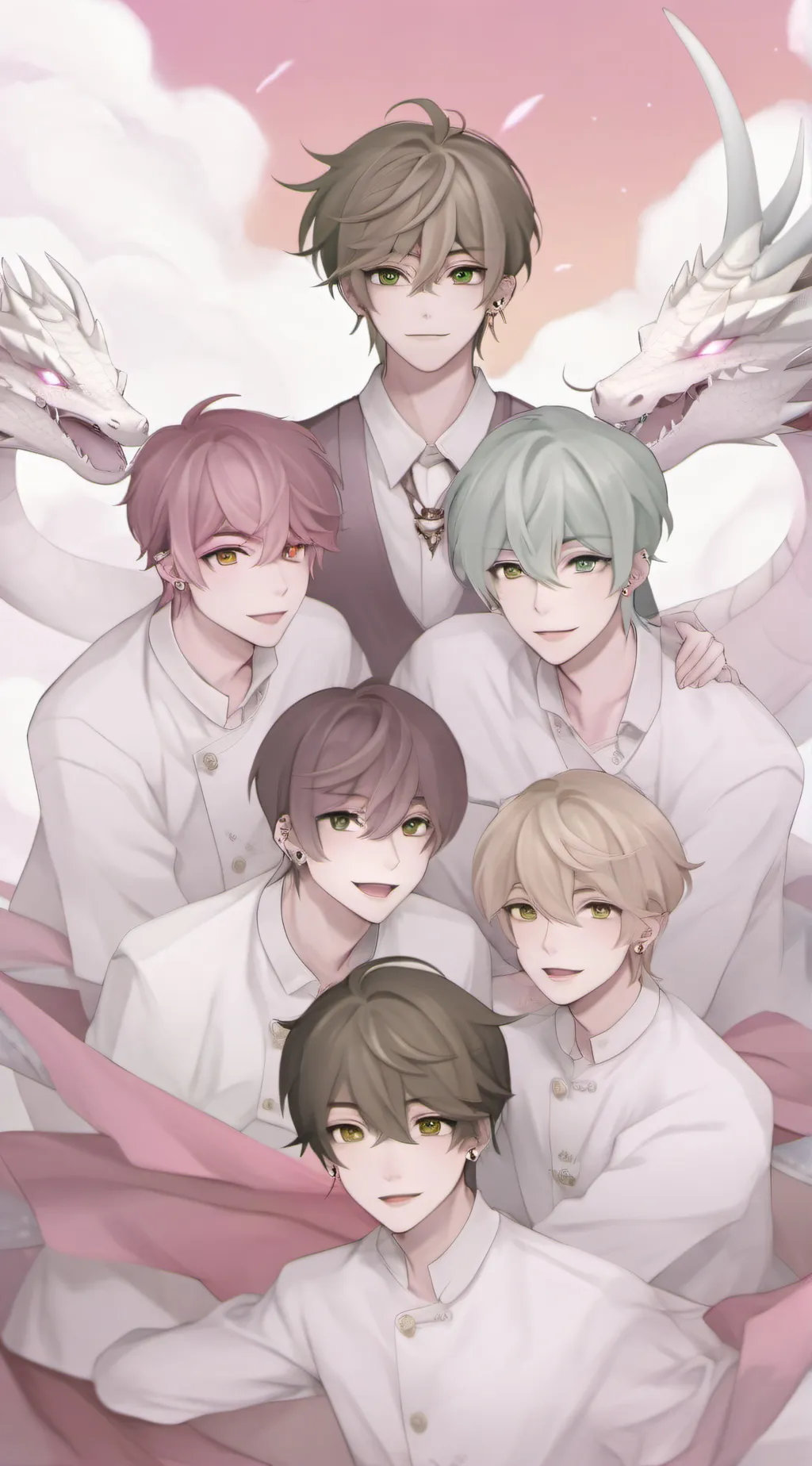 ai character: Dj with others background