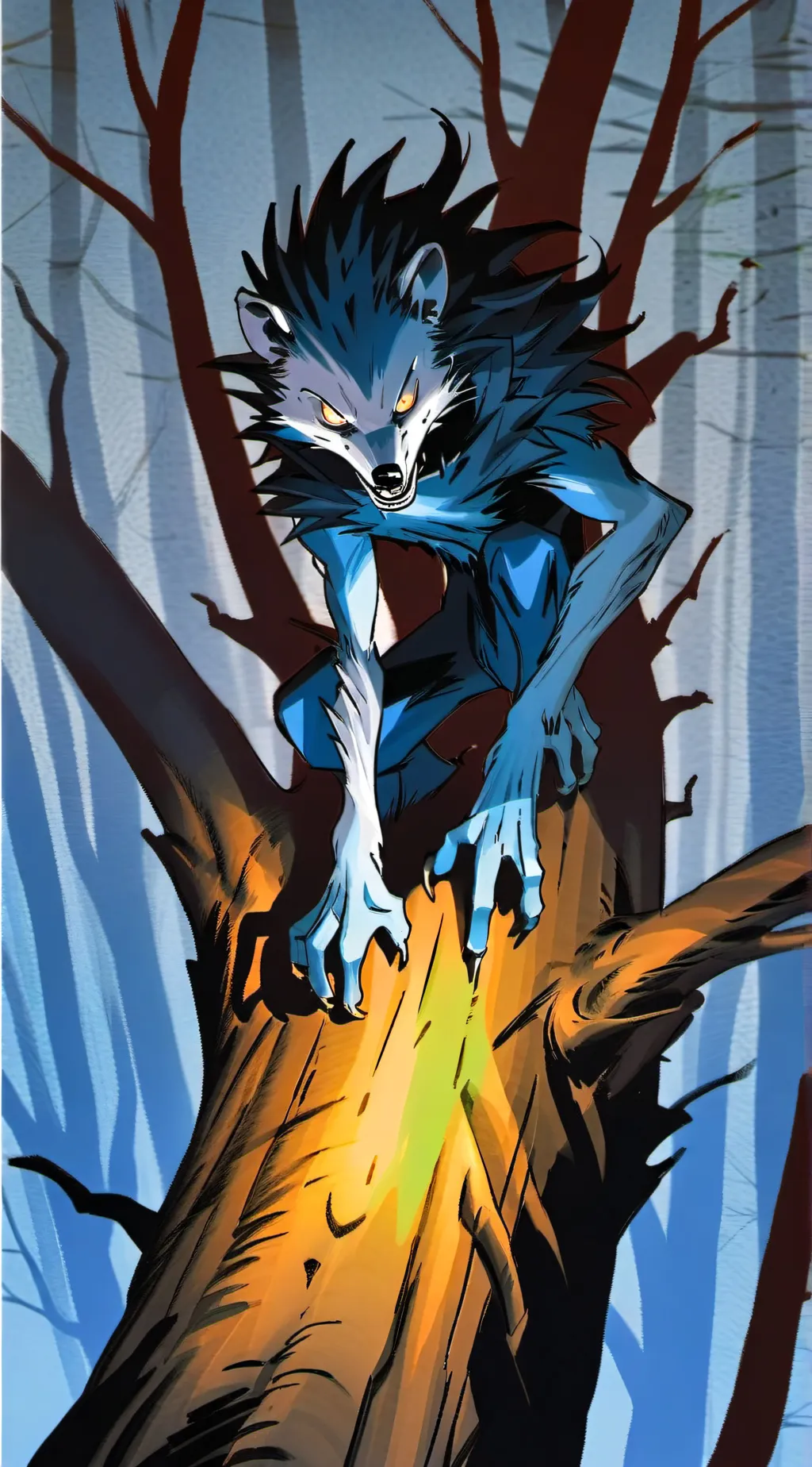 ai character: shin sonic  background