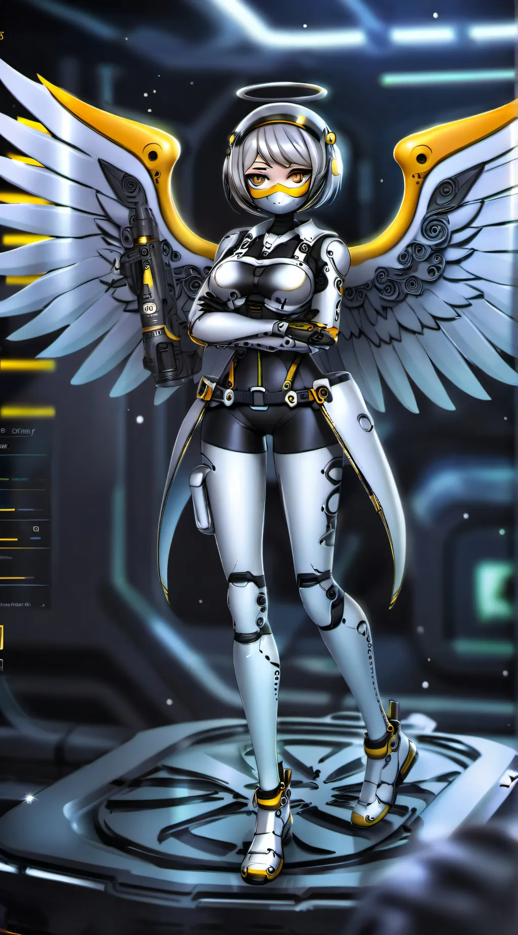 ai character: Murder Drones Sim  background