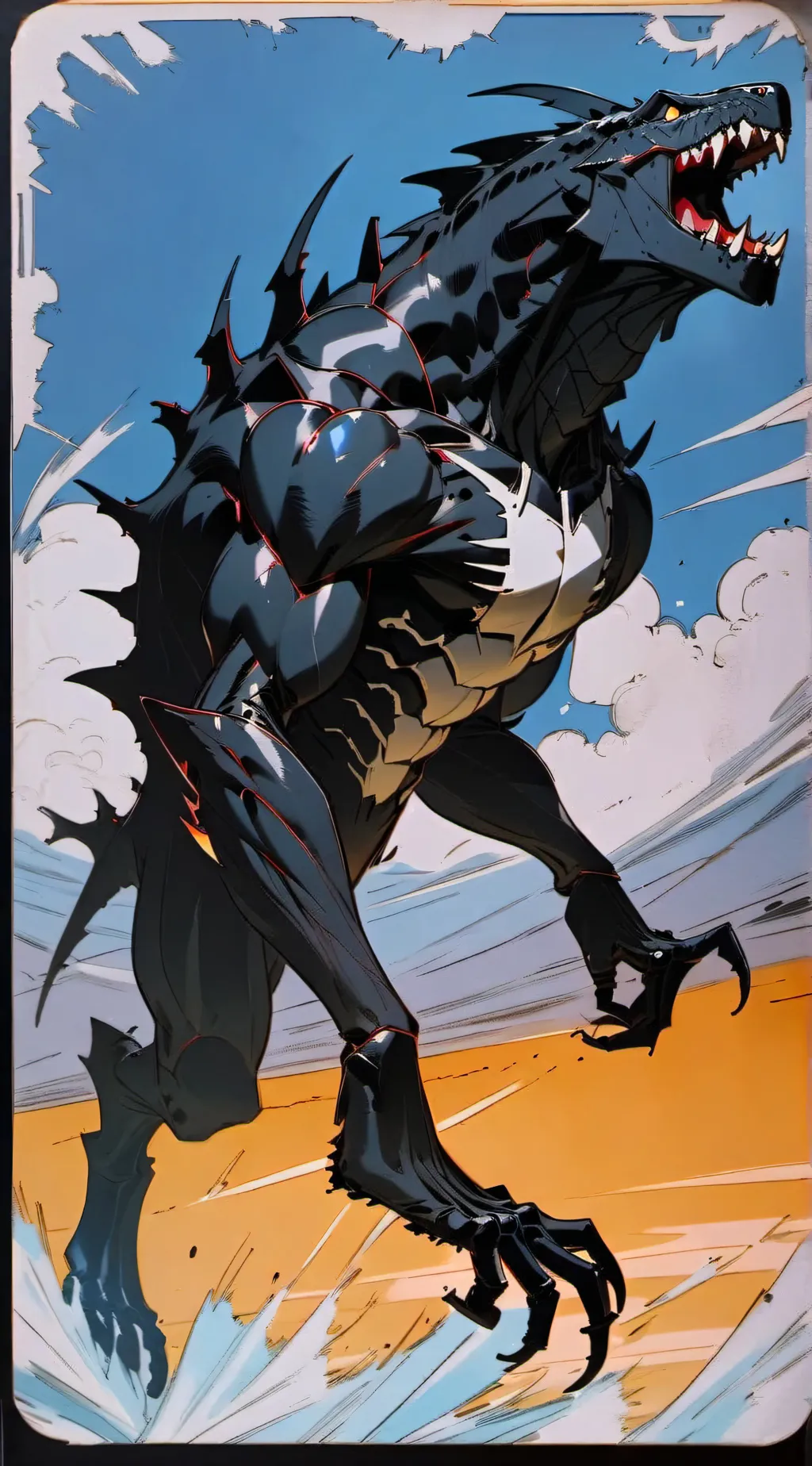 ai character: Venom × Y/n. background