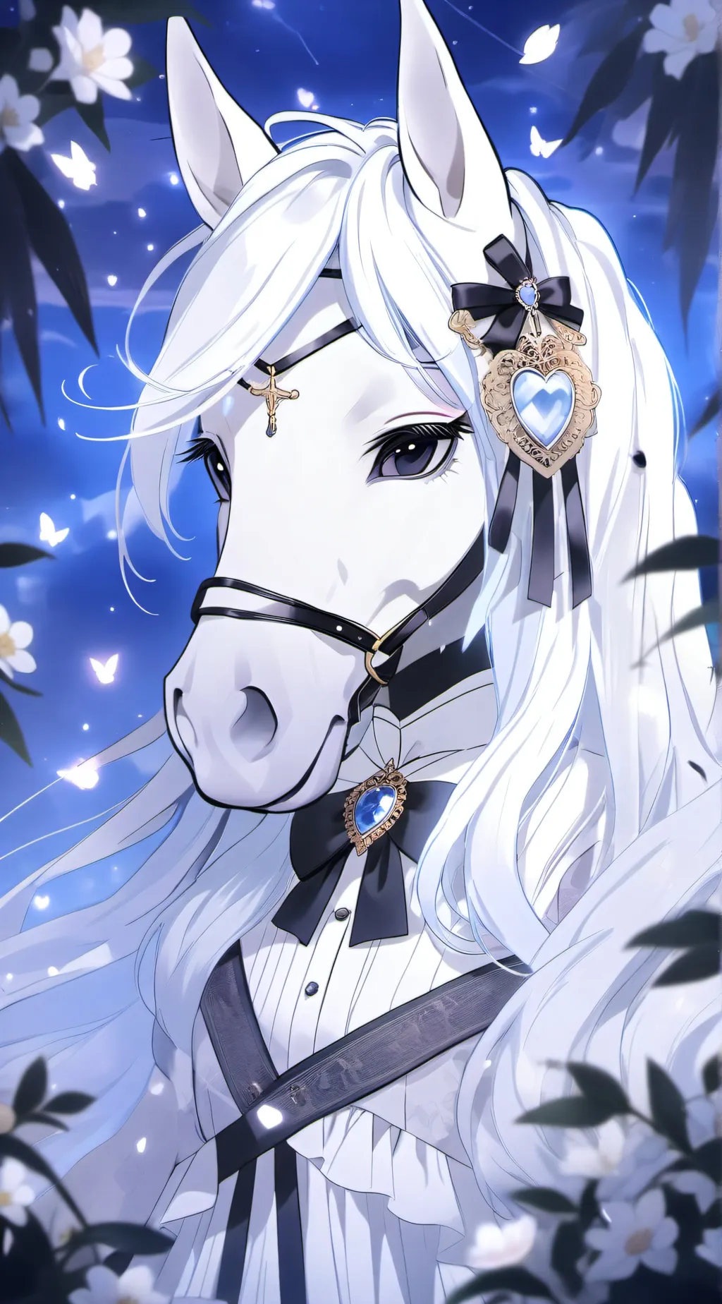 ai character: ghost background