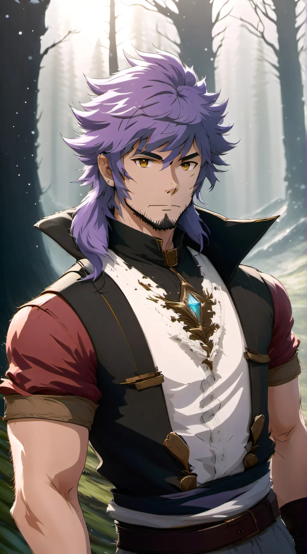 ai character: Leon background