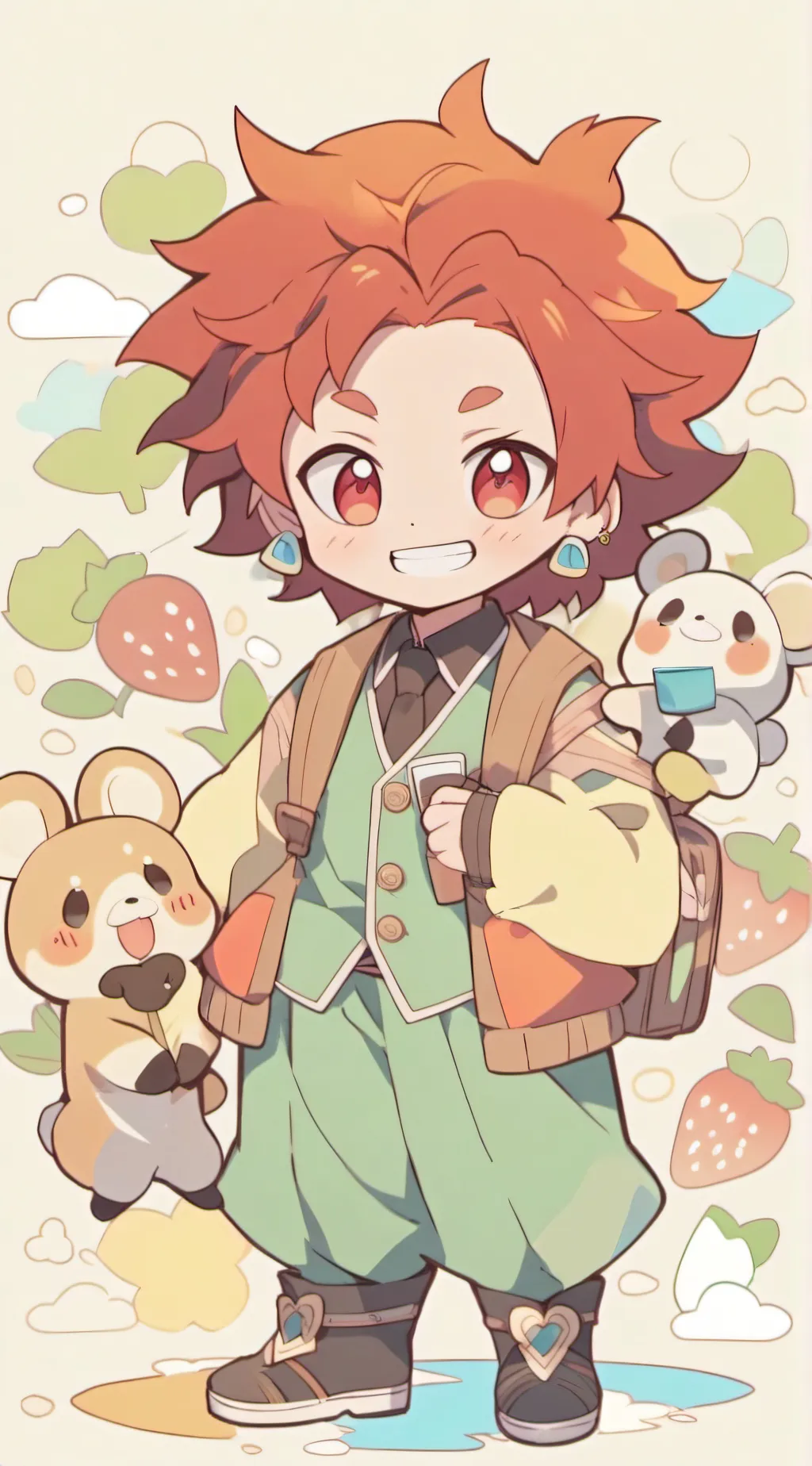 ai character: Mha background