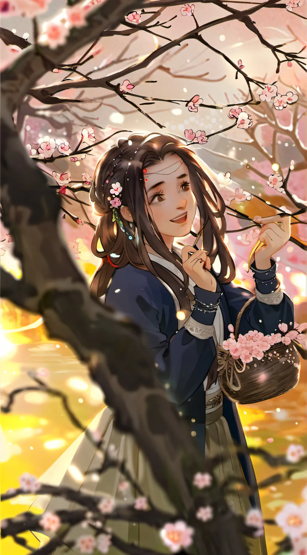 ai character: Sakura Domen background