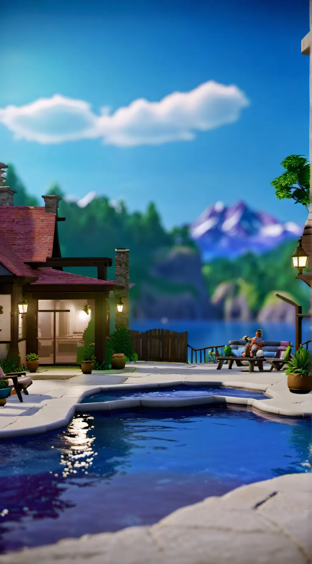 ai character: Sims 4 background