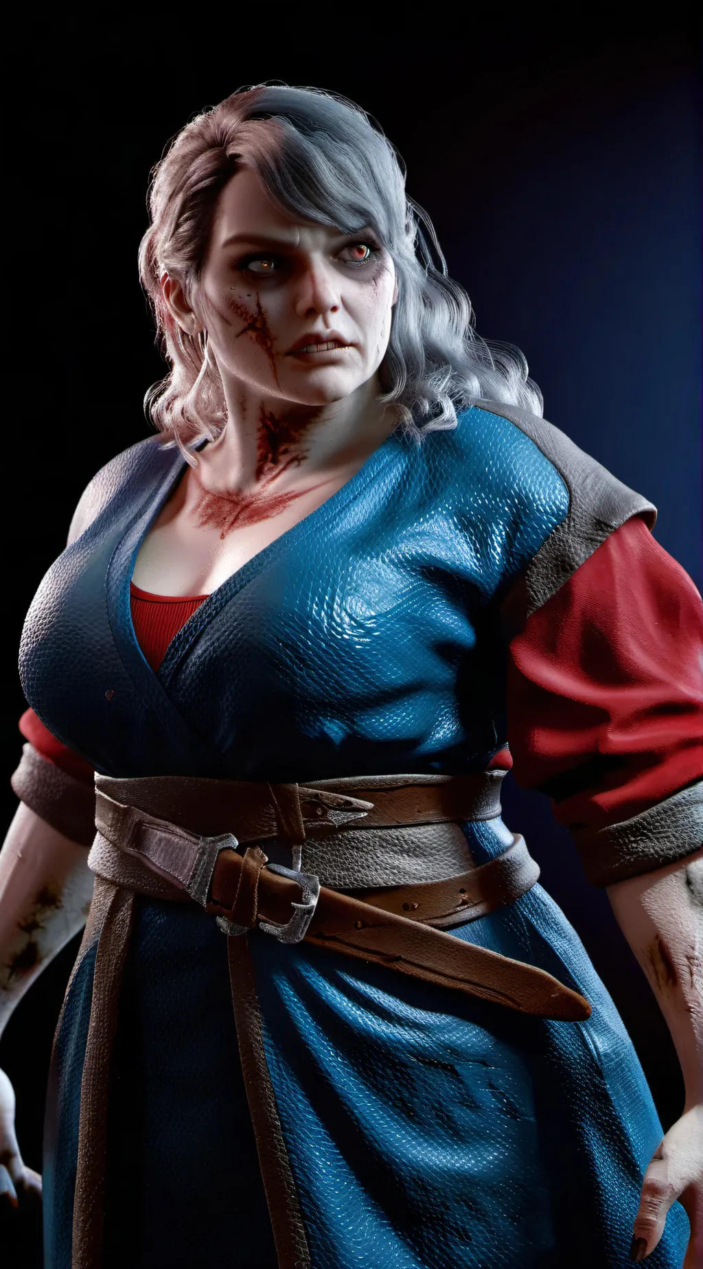 ai character: fat zombie  background