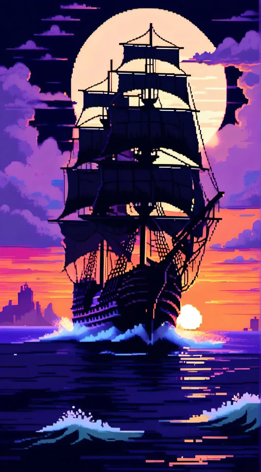 ai character: One Piece background