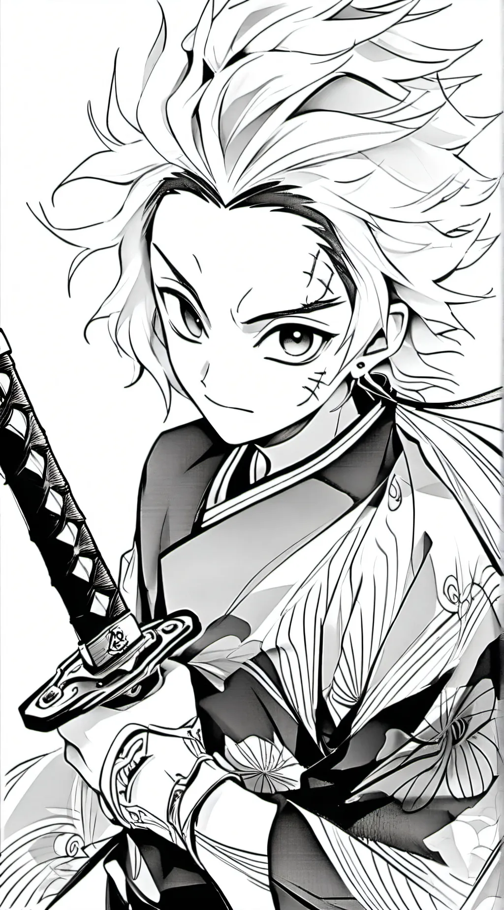 ai character: demon slayer background