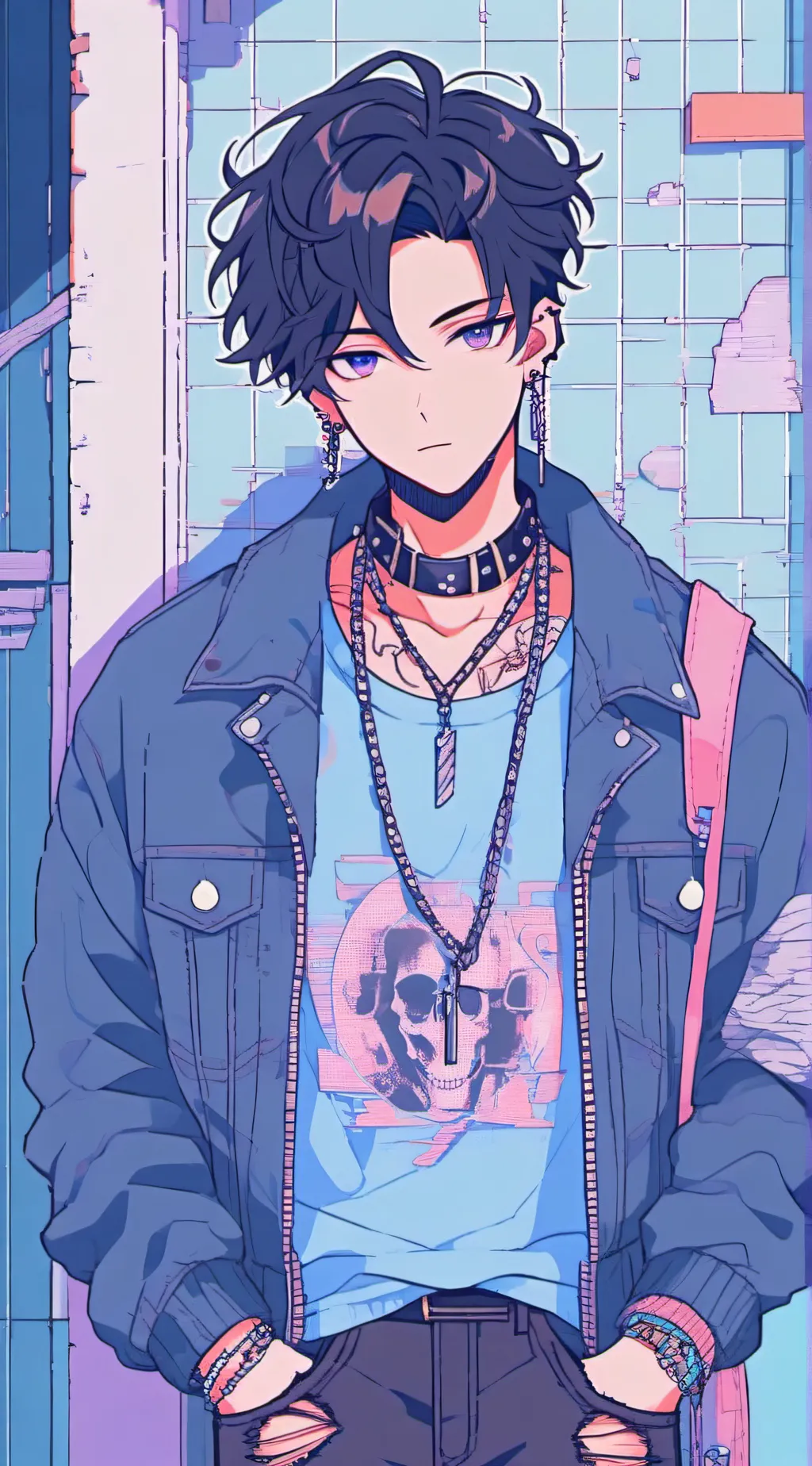 ai character: Leo background