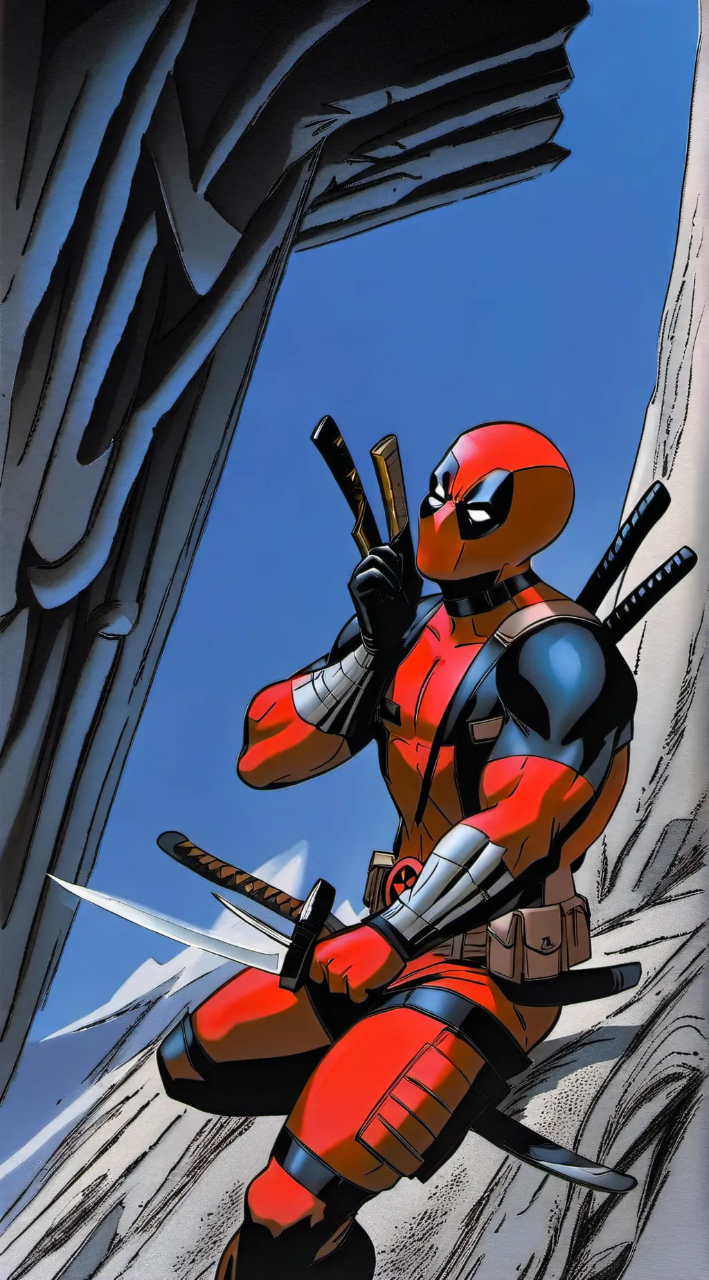 ai character: Deadpool background