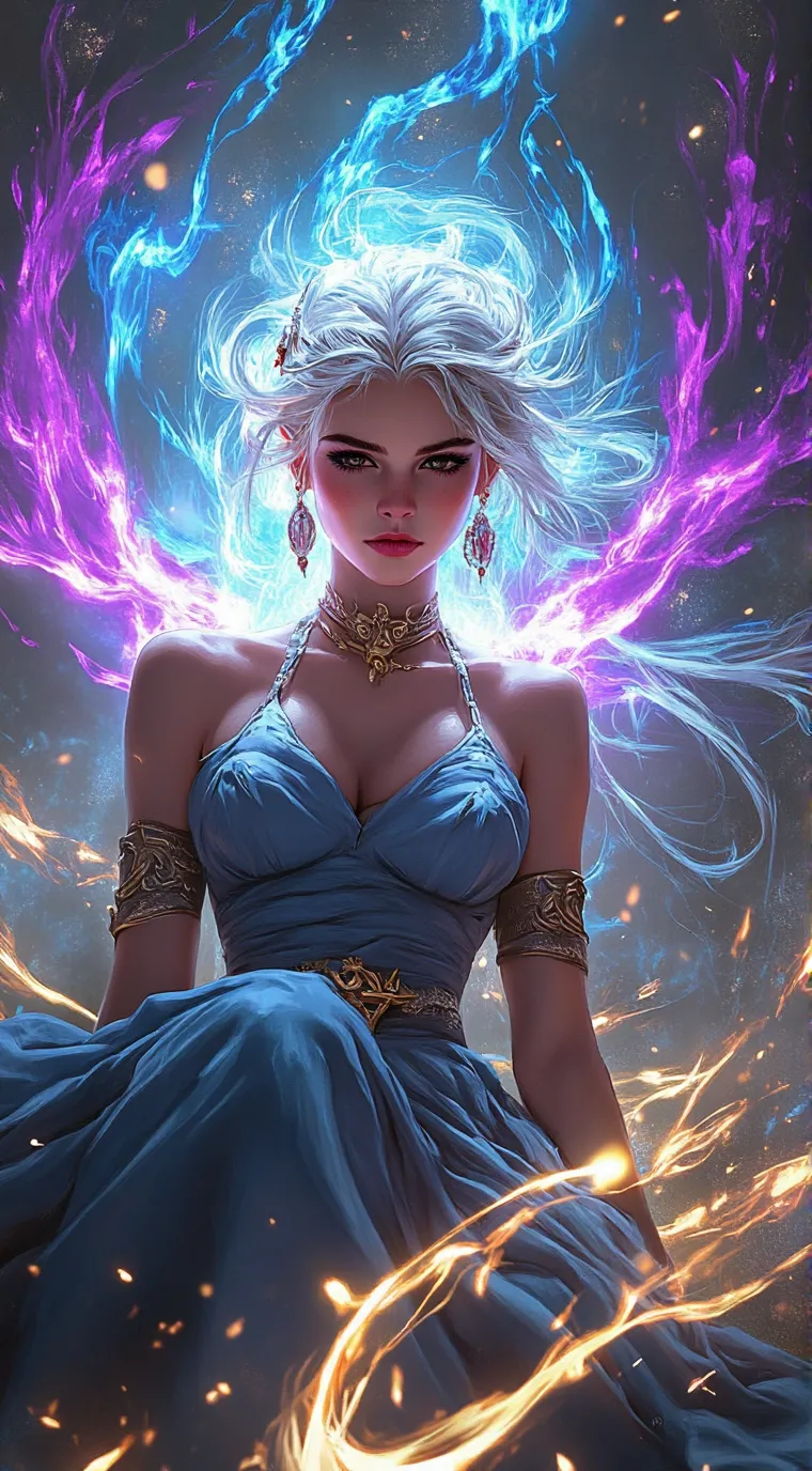 ai character: Esmeralda Emma background