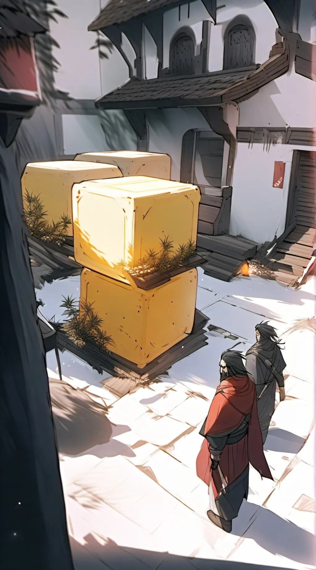 ai character: "Block Fest" background