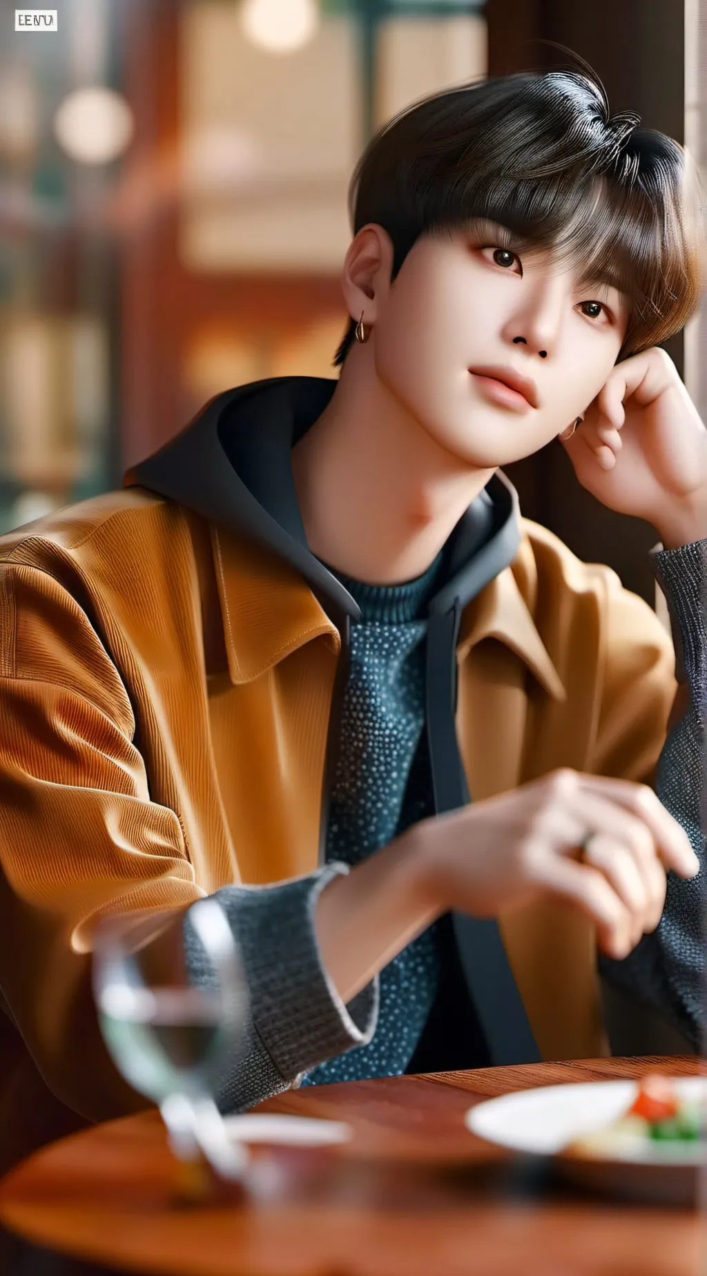ai character: han jisung  background