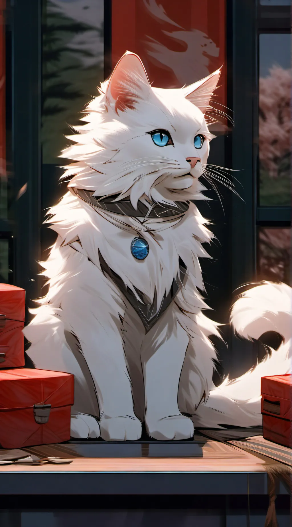 ai character: mha pet store  background