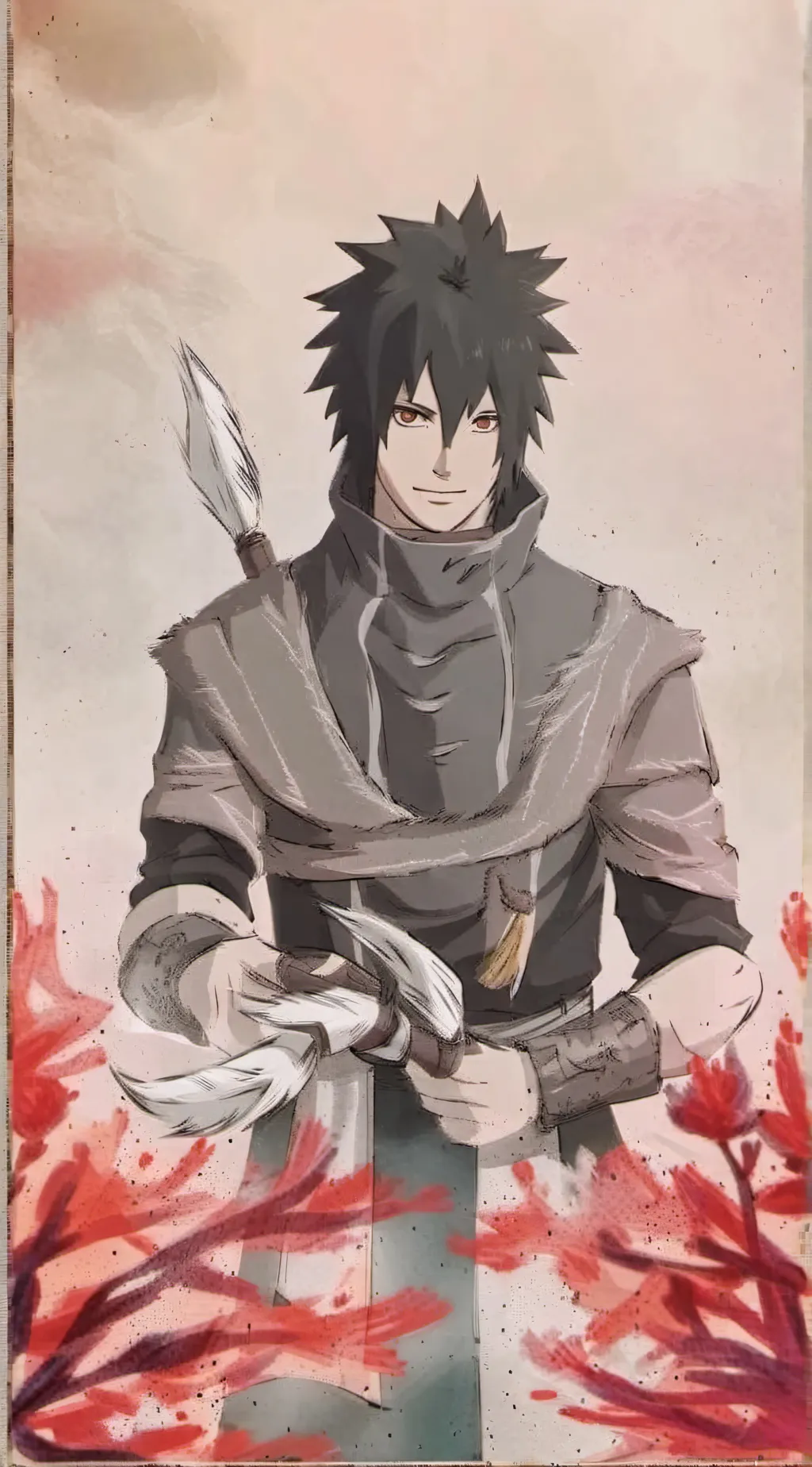 ai character: sauske background