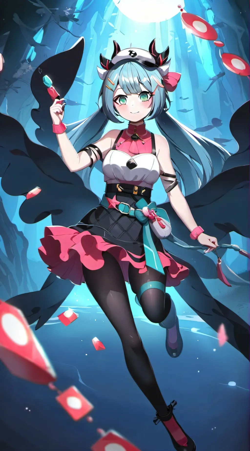 ai character: Hatsune Miku background