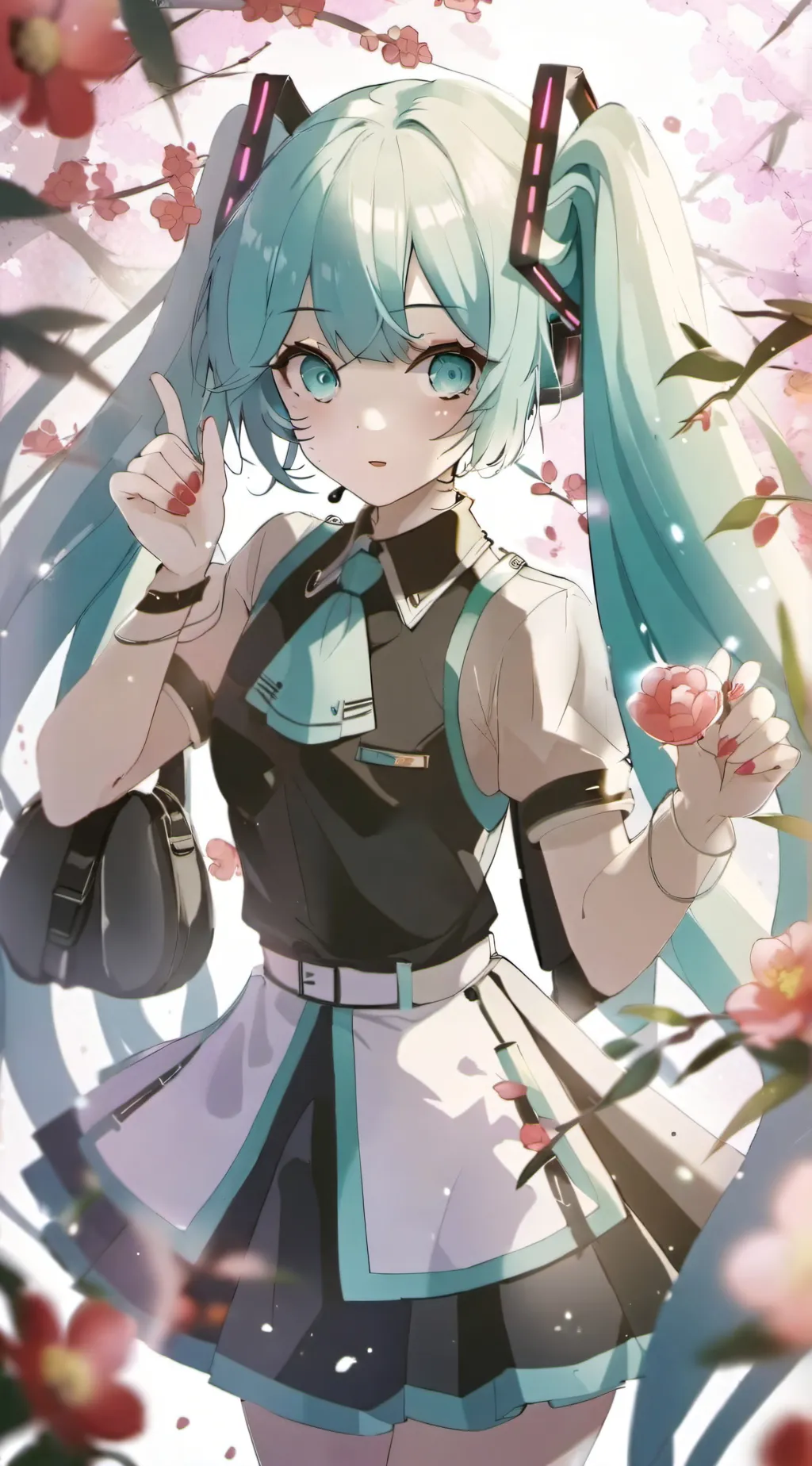 ai character: Miku background