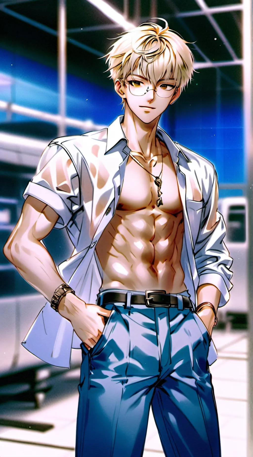 ai character: leo background