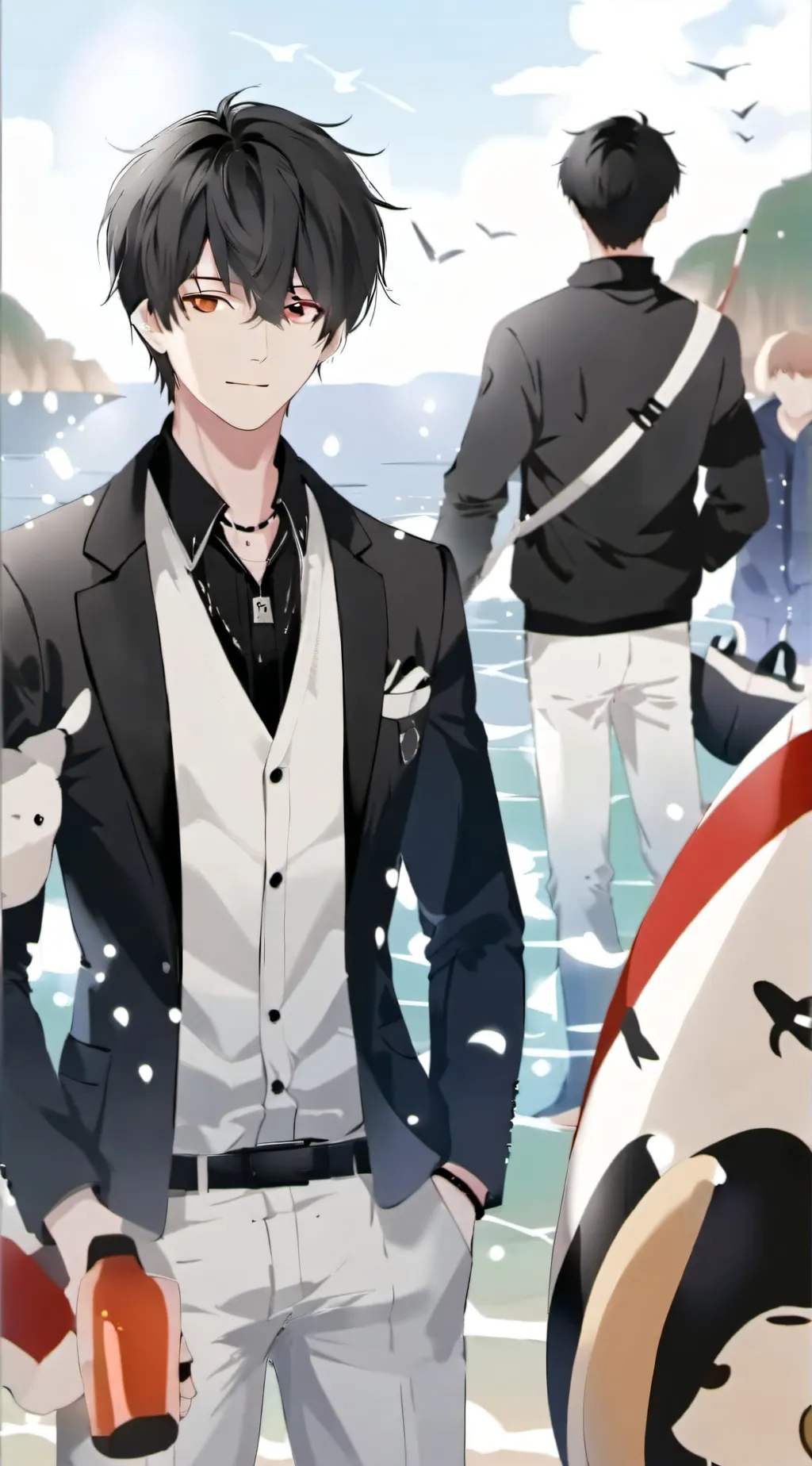 ai character: Seal hybrids background
