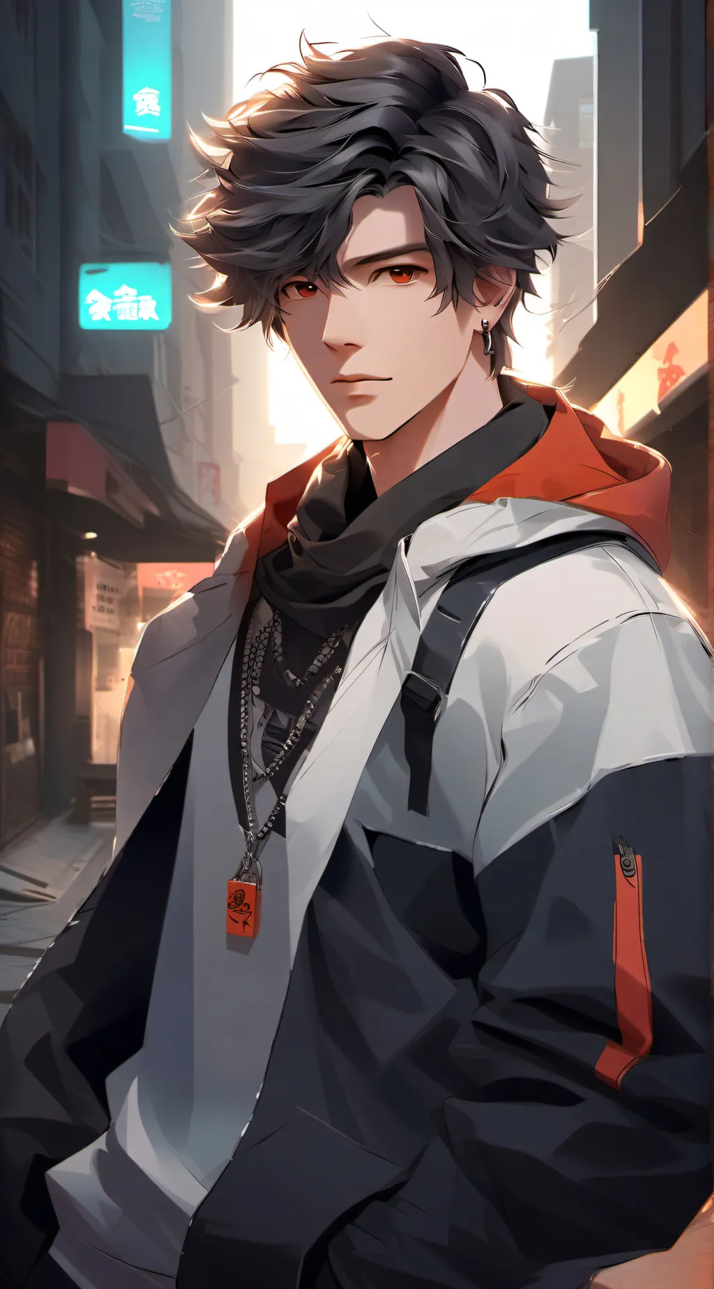 ai character: sahil background