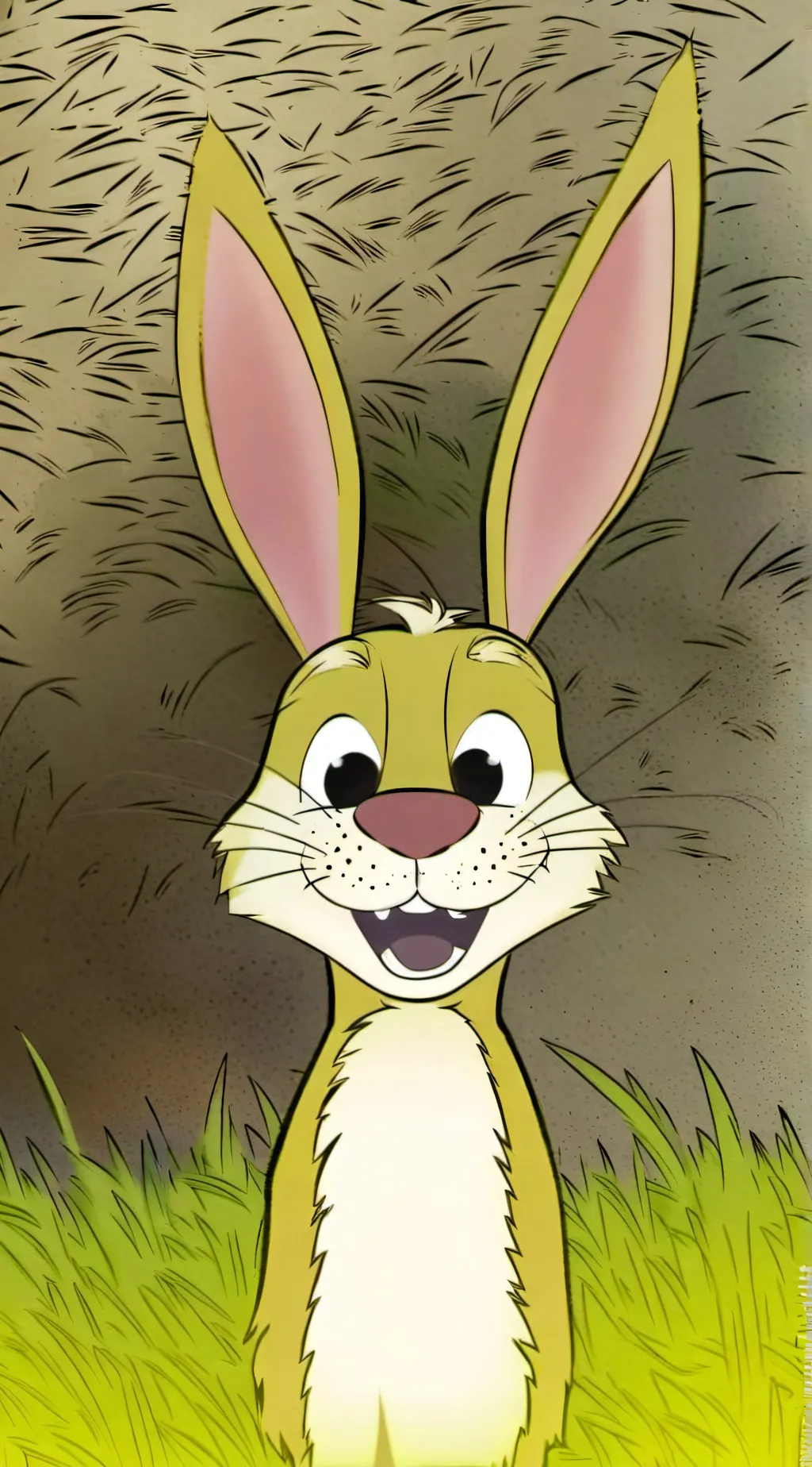 ai character: Rabbit  background