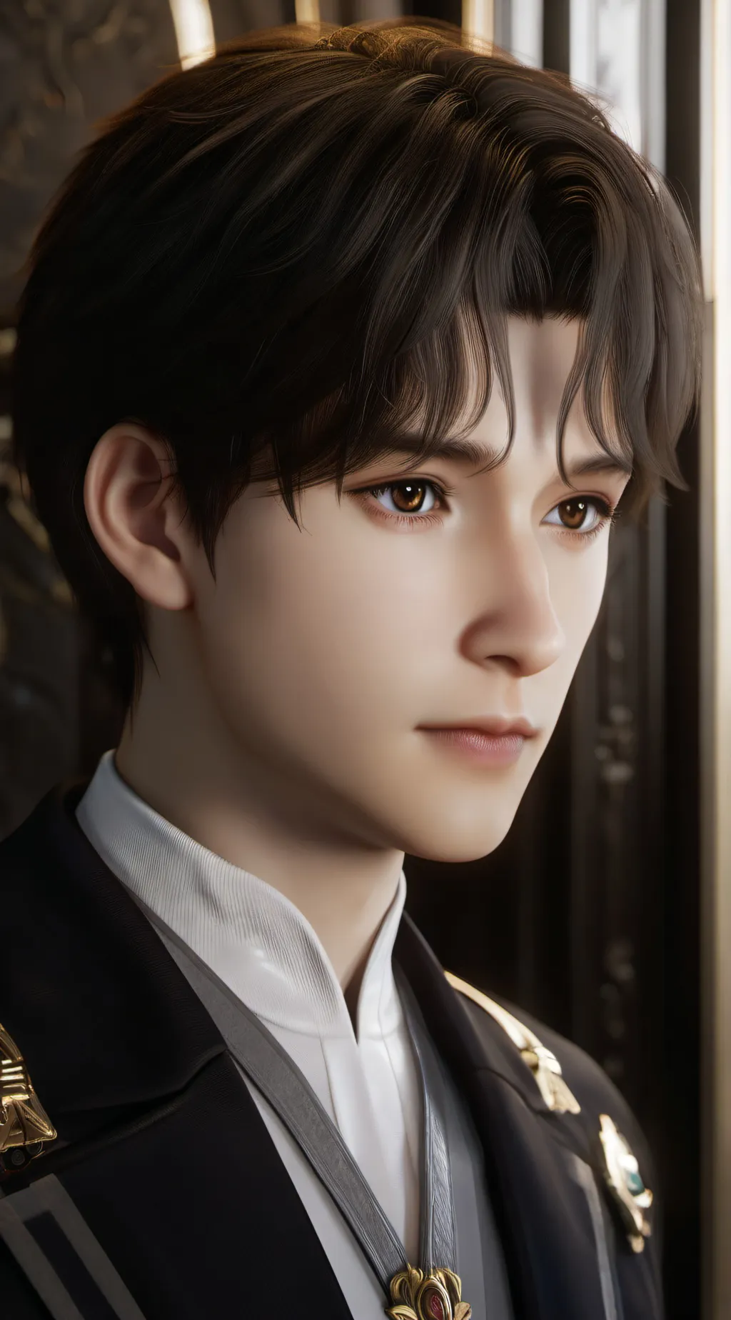 ai character: Night guard background