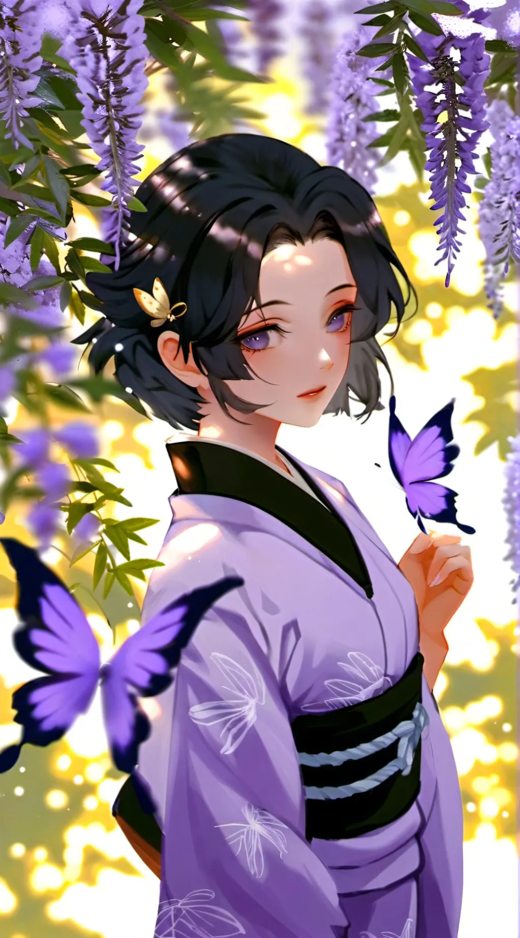 ai character: shinobu  background