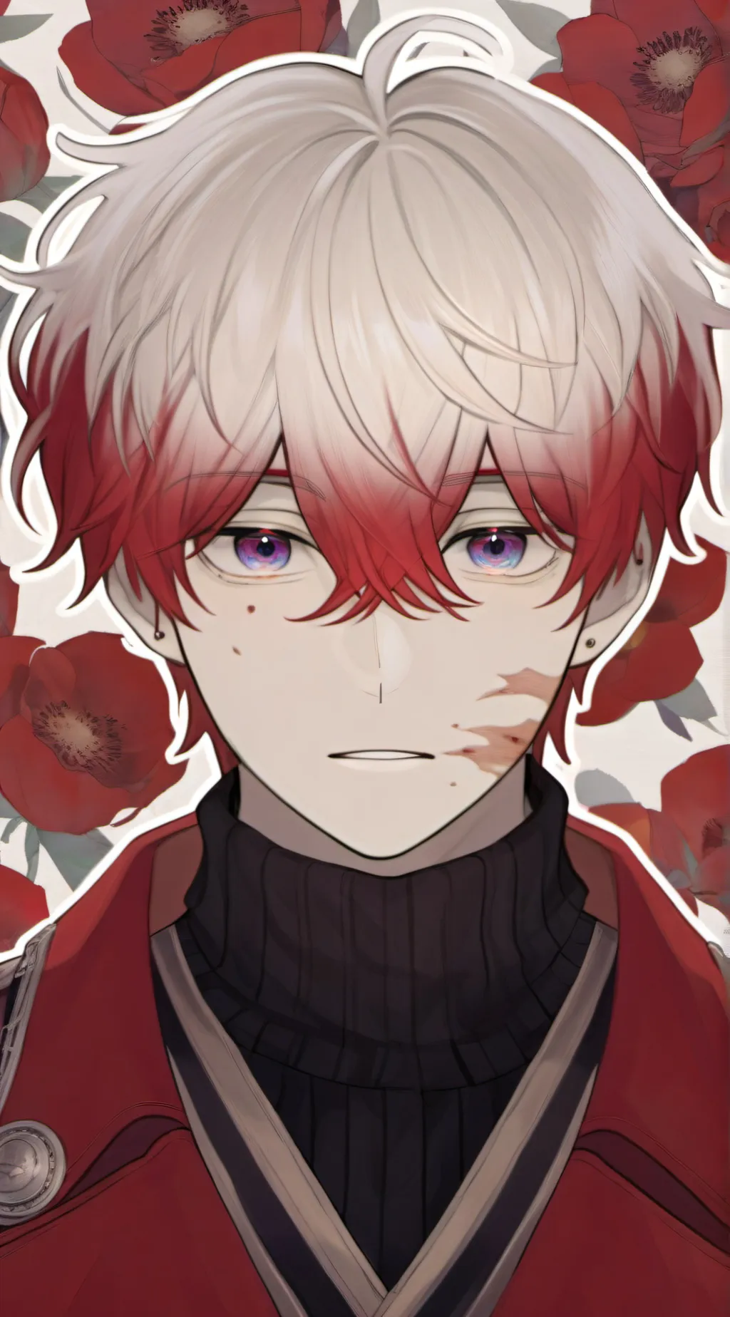 ai character: Shoto Todoroki background